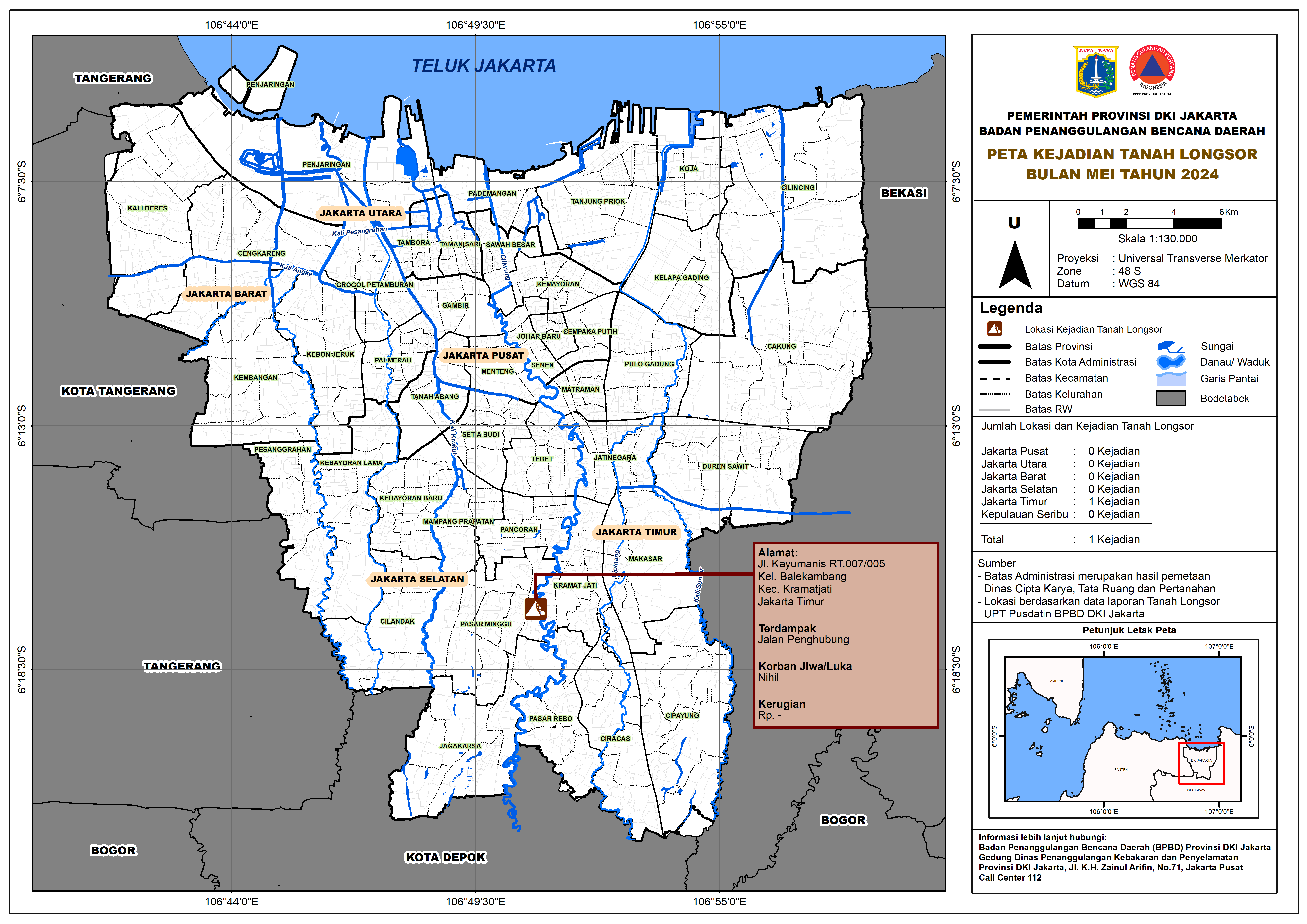PETA LONGSOR BULAN MEI 2024