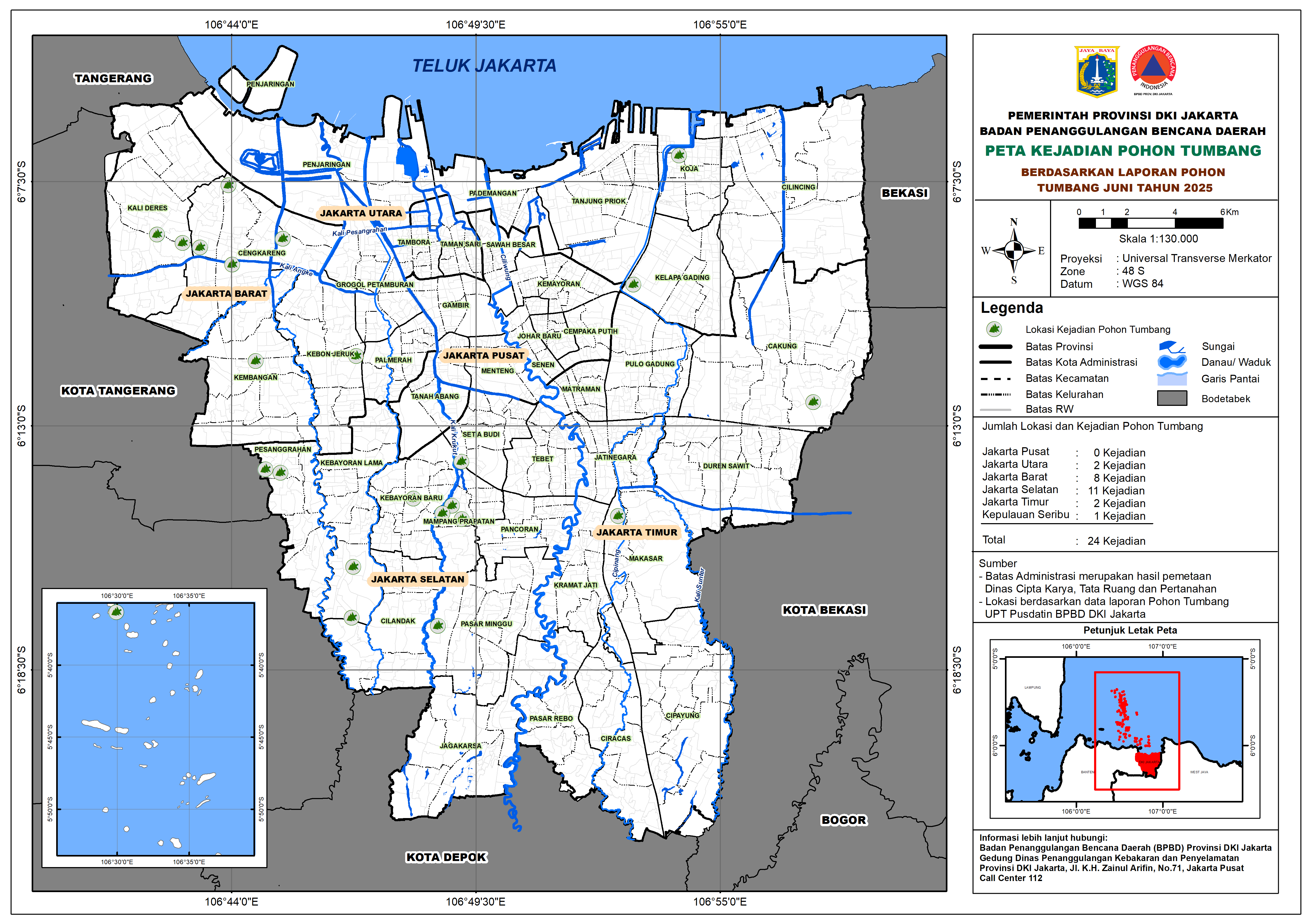 PETA POHON TUMBANG BULAN JUNI 2025