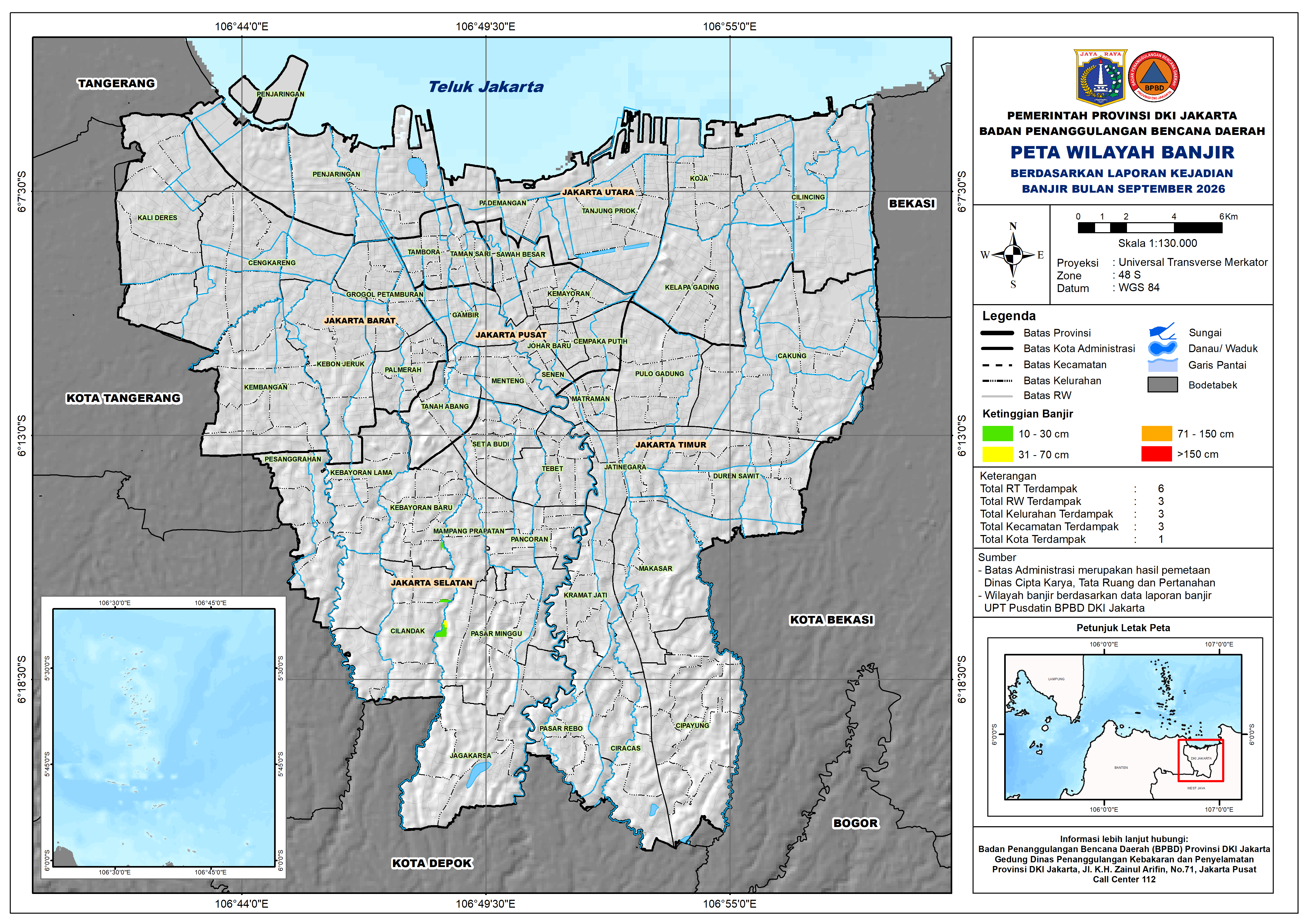 PETA BANJIR BULAN SEPTEMBER 2026