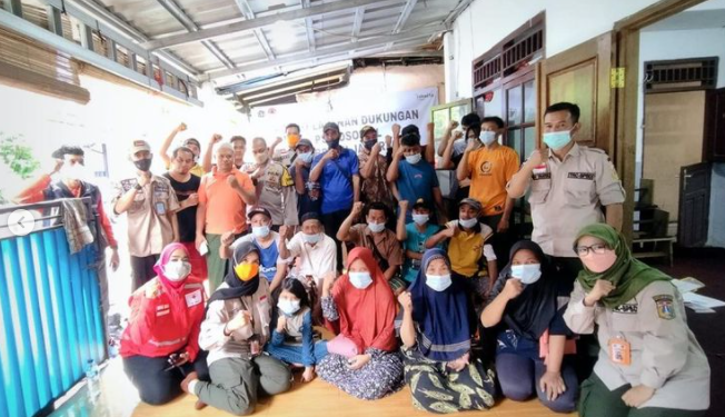 BPBD DKI Jakarta Berkolaborasi dengan PMI Melakukan Kegiatan Layanan Dukungan Psikososial(LDP) bagi Penyintas Kebakaran
