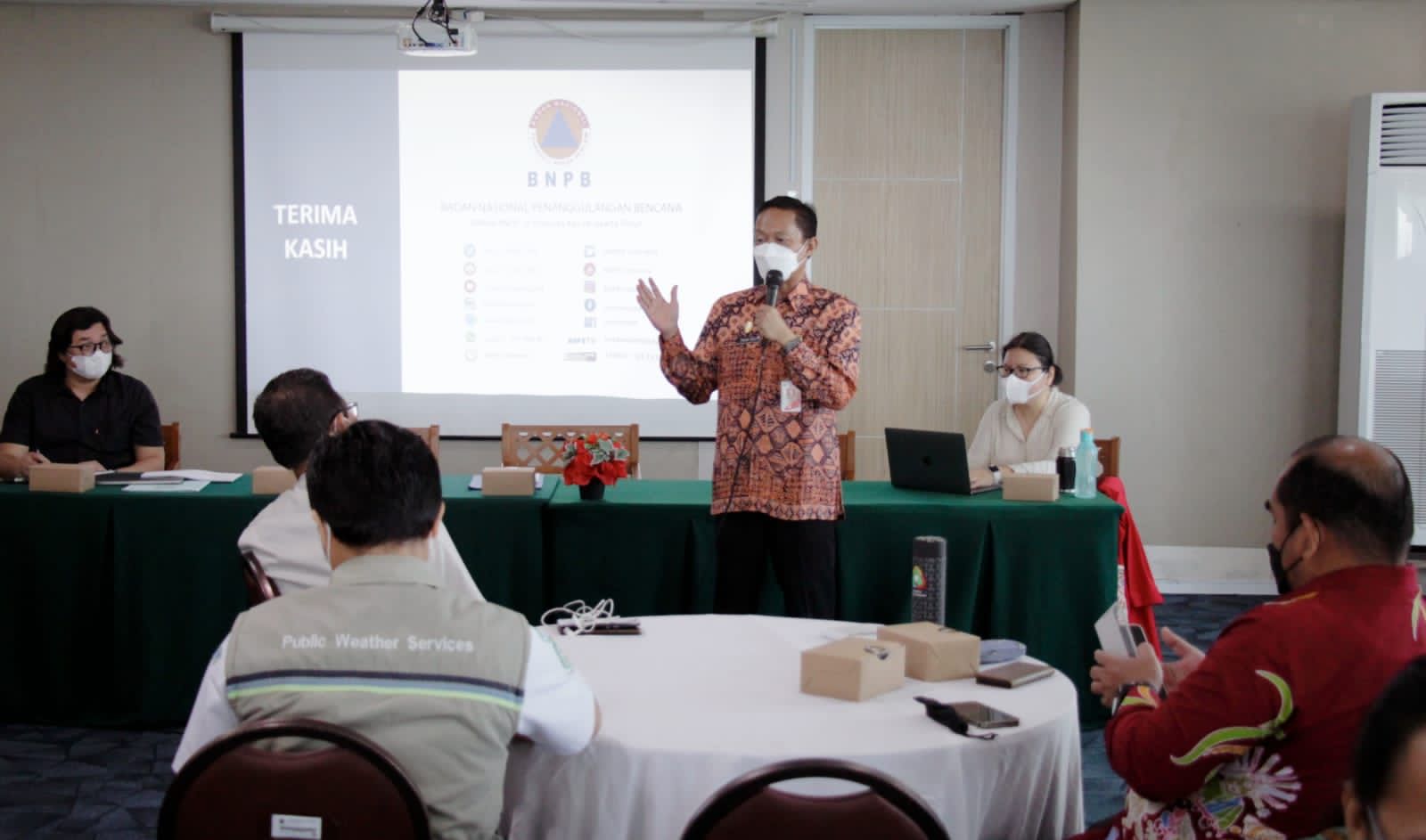 Kepala Pelaksana BPBD Jakarta Membuka Kegiatan Forum Group Discussion Kajian Risiko Bencana Daerah Prov. DKI Jakarta