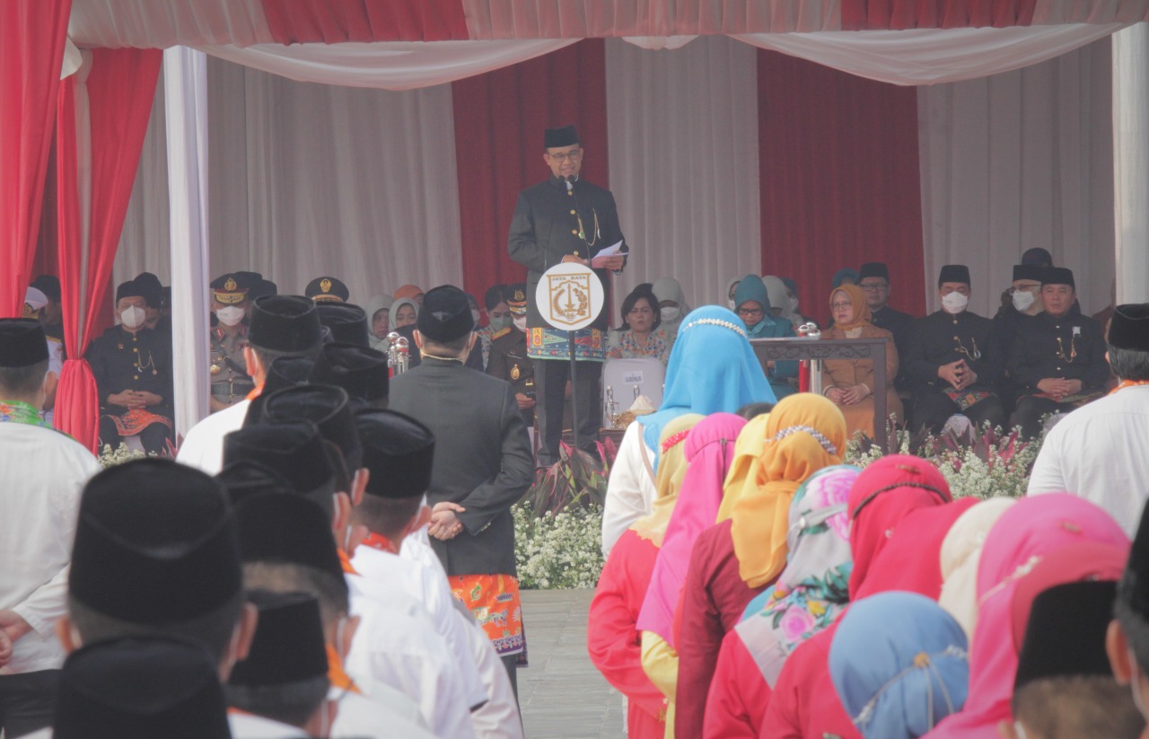 BPBD DKI Jakarta Mengikuti Upacara Peringatan Hari UlangTahun ke 495 Kota Jakarta Tahun 2022