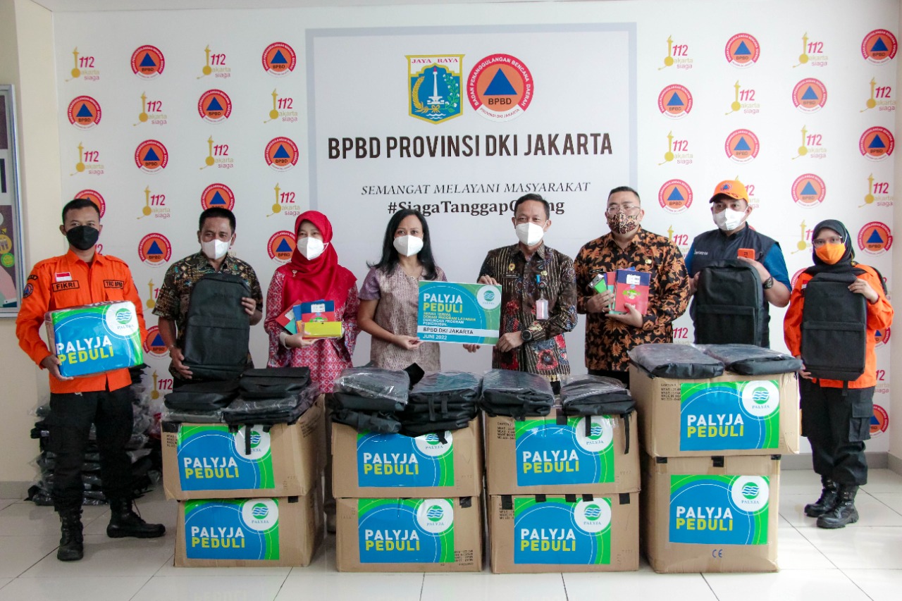 Serah Terima Donasi PALYJA kepada BPBD DKI Jakarta untuk Kegiatan Program Layanan Dukungan Psikososial