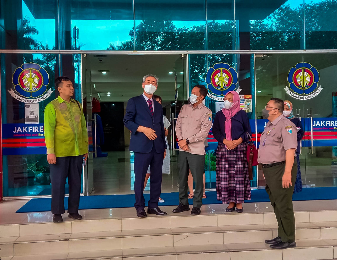 Menerima Kunjungan Mantan Duta Besar Korea Selatan untuk Indonesia, Prof. Dr. Kim Soo-II ke BPBD DKI Jakarta