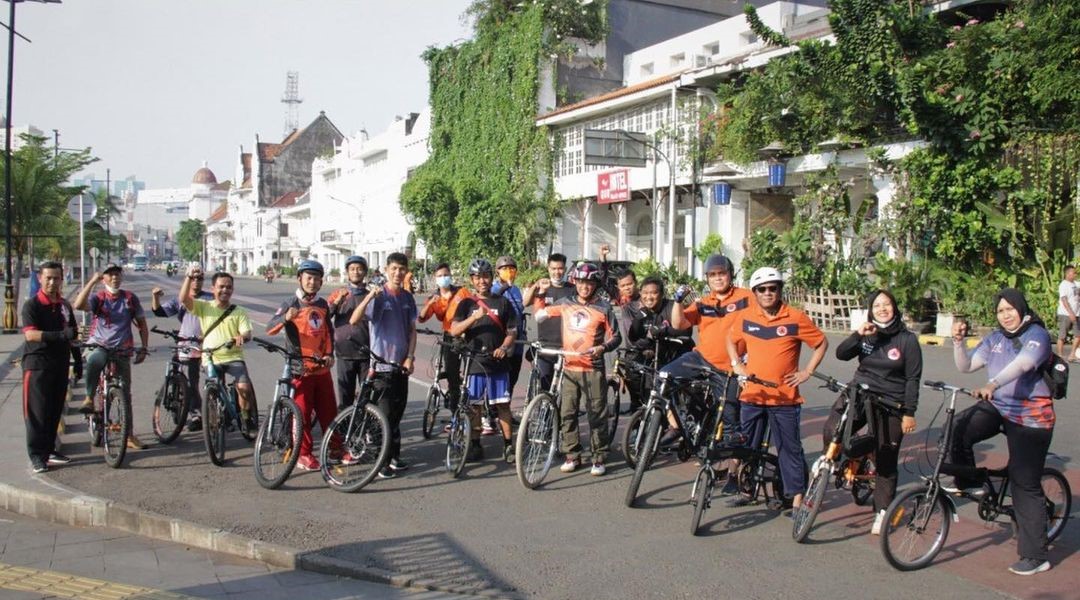 Fun Bike Kegiatan Olahraga Bersepeda Bersama di Lingkungan BPBD DKI Jakarta