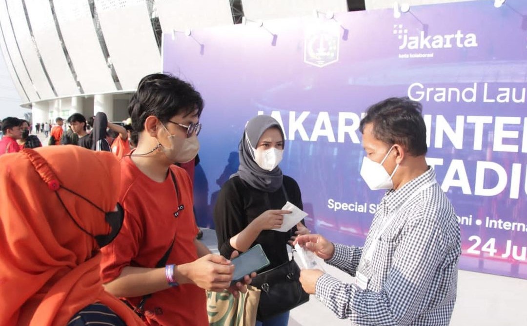 Pengawasan dan Monitoring Penerapan Protokol Kesehatan pada Grand Launching Jakarta International Stadium (JIS)