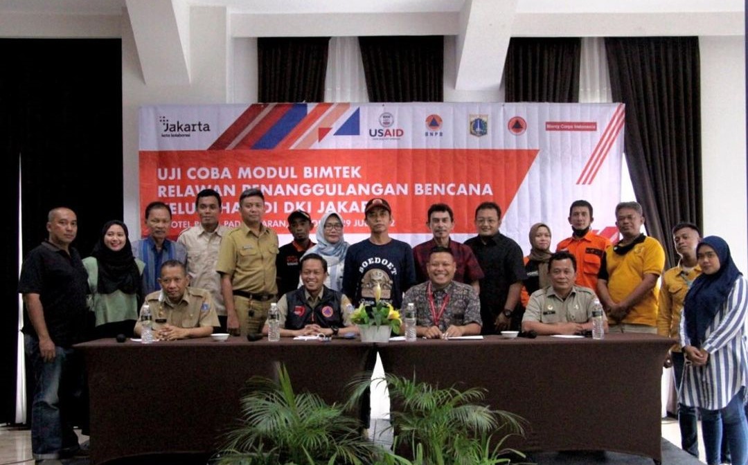 Uji Coba Modul Bimtek Relawan Penanggulangan Bencana Provinsi DKI Jakarta