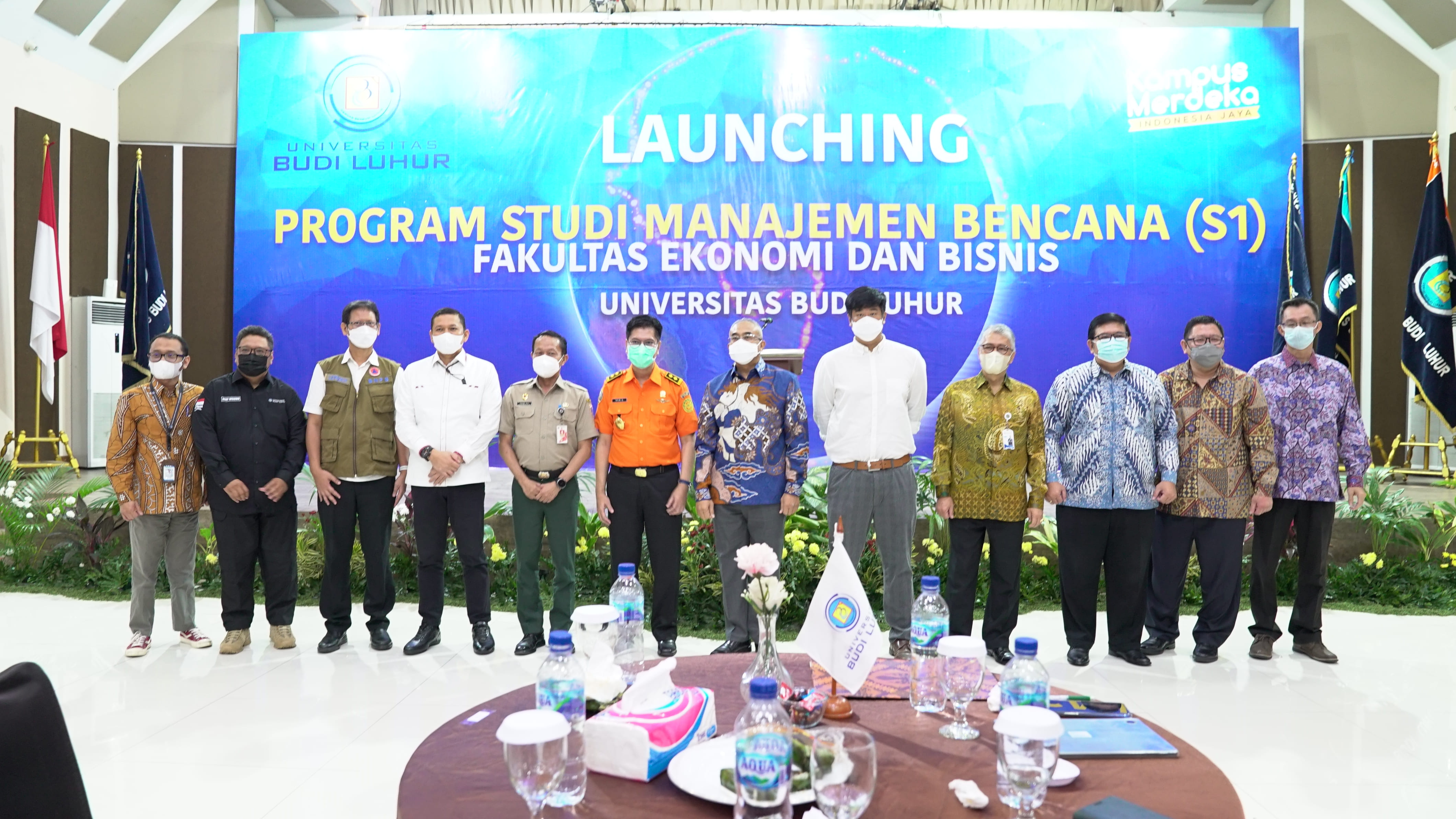 Launching Program Studi Manajemen Bencana (S1) Fakultas Ekonomi dan Bisnis Universitas Budi Luhur