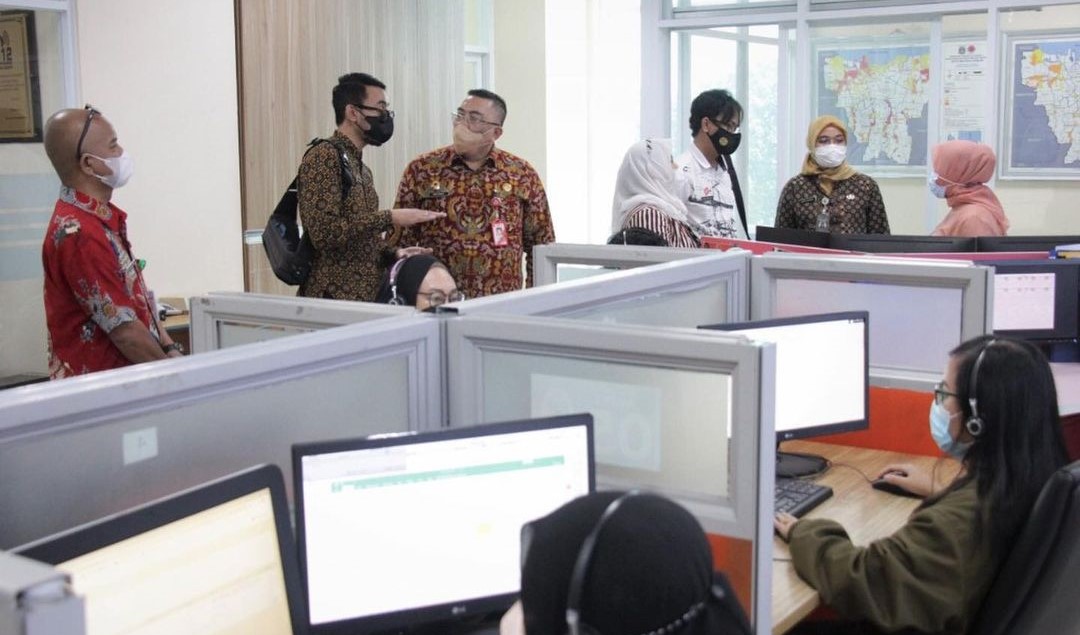 Menerima Kunjungan Dinas Komunikasi dan Informatika Kabupaten Bogor, Provinsi Jawa Barat
