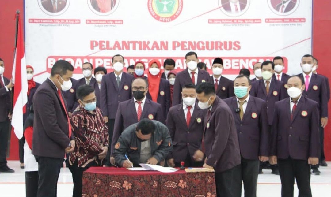 Pelantikan Badan Penanggulangan Bencana (BAPENA) DPW PPNI Prov. DKI Jakarta