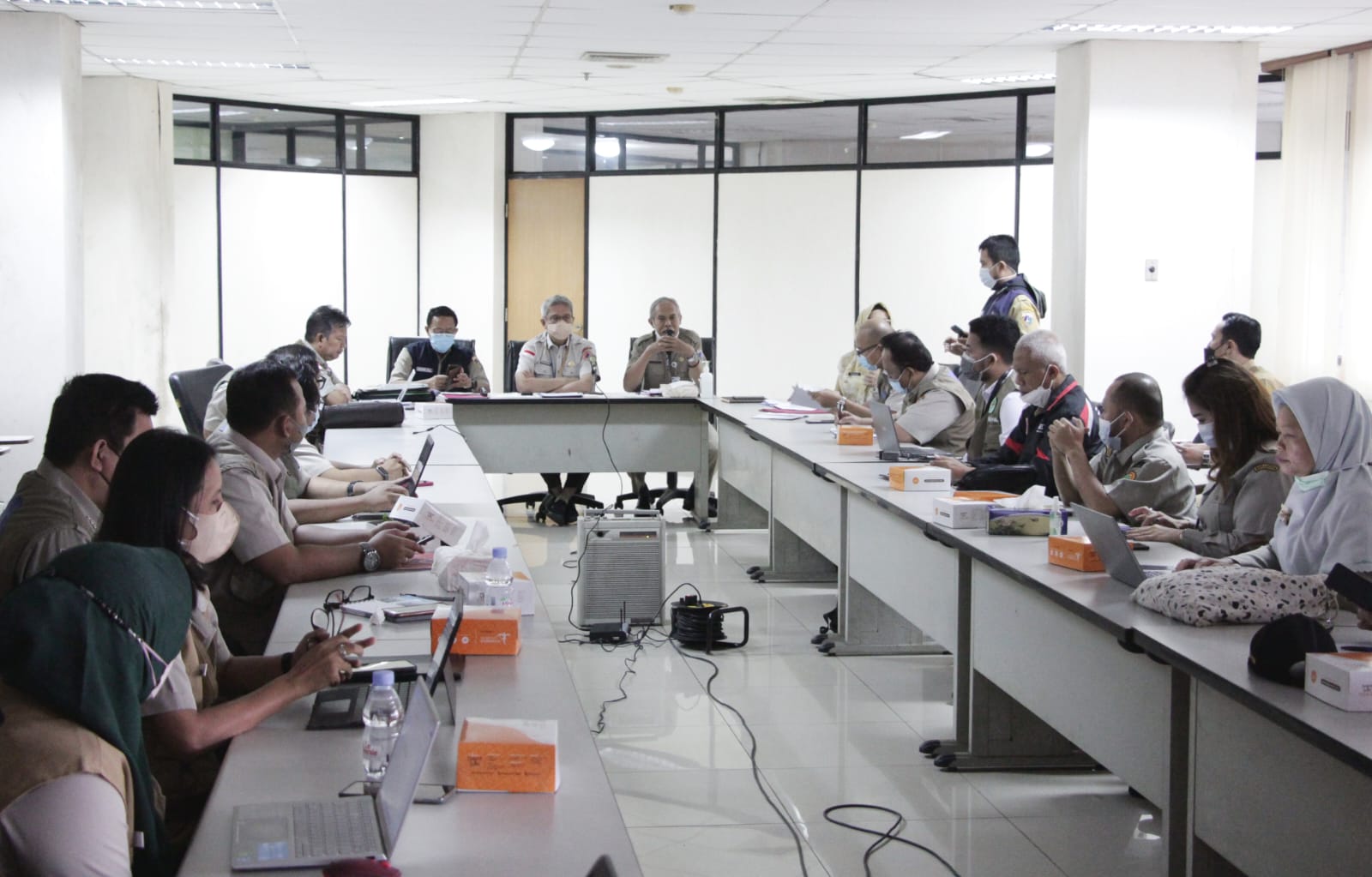 Rapat Monitoring dan Evaluasi Satgas Penanganan PMK Nasional di Provinsi DKI Jakarta