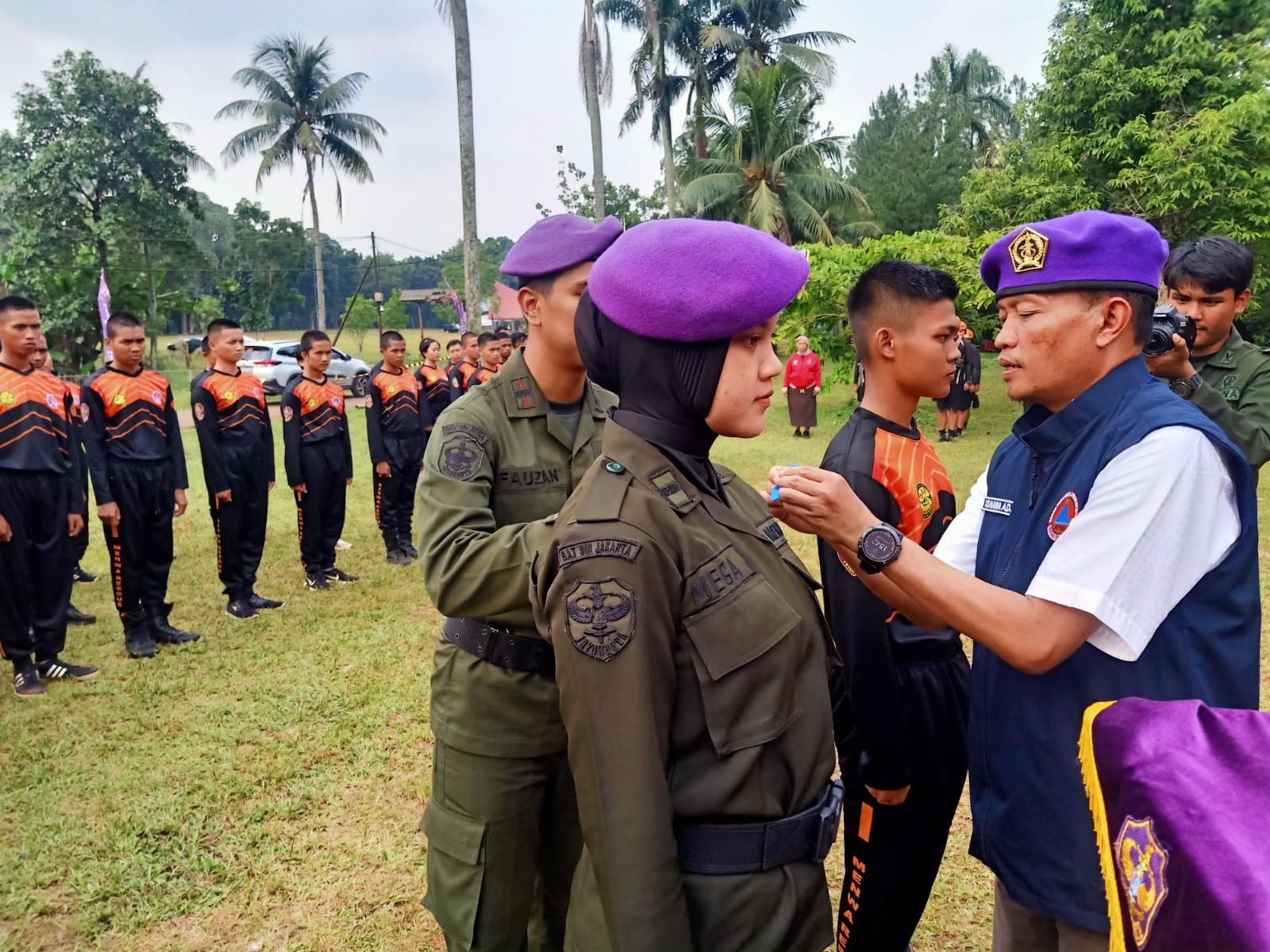 Upacara Penutupan Pelatihan Potensi SAR Water Rescue Komando Resimen Mahasiswa Jayakarta Tahun 2022