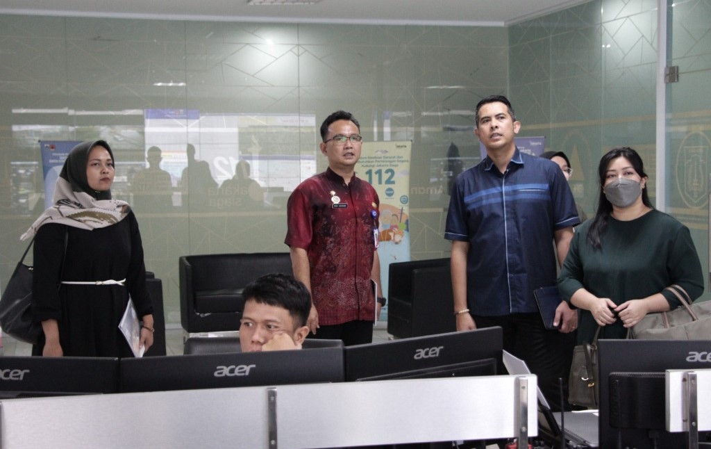 Menerima Audiensi dari PT. Expoindo Kayanna Mandiri di Kantor BPBD Provinsi DKI Jakarta