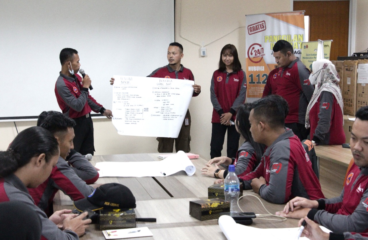 Hari ke-2 Peningkatan Kapasitas Layanan Dukungan Psikososial bagi Petugas Penanggulangan Bencana/TRC BPBD DKI Jakarta