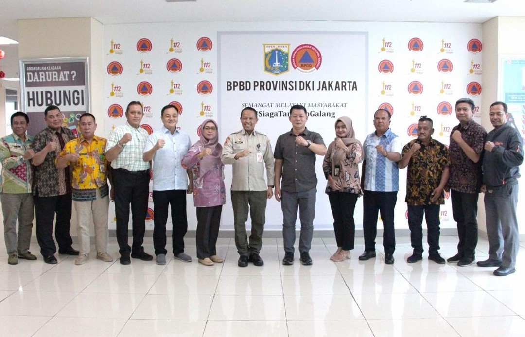 Menerima Kunjungan dari DPRD Kabupaten Belitung Timur Prov. Kepulauan Bangka Belitung di Kantor BPBD DKI Jakarta