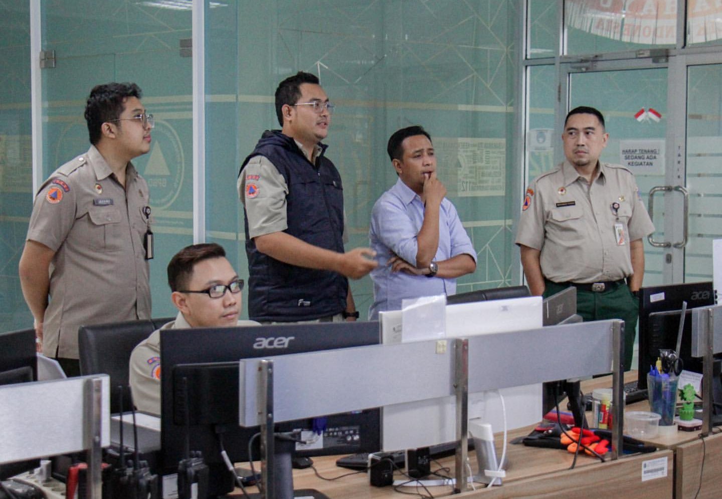 Menerima Kunjungan dari TVRI di Kantor BPBD DKI Jakarta