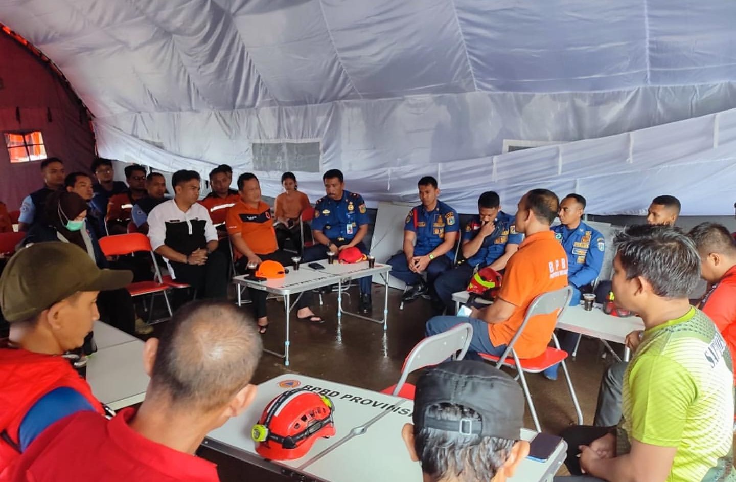 Gladi Kotor untuk Pertunjukan Simulasi Water Rescue dalam Pameran Jakarta Tangguh (JRX) 2023