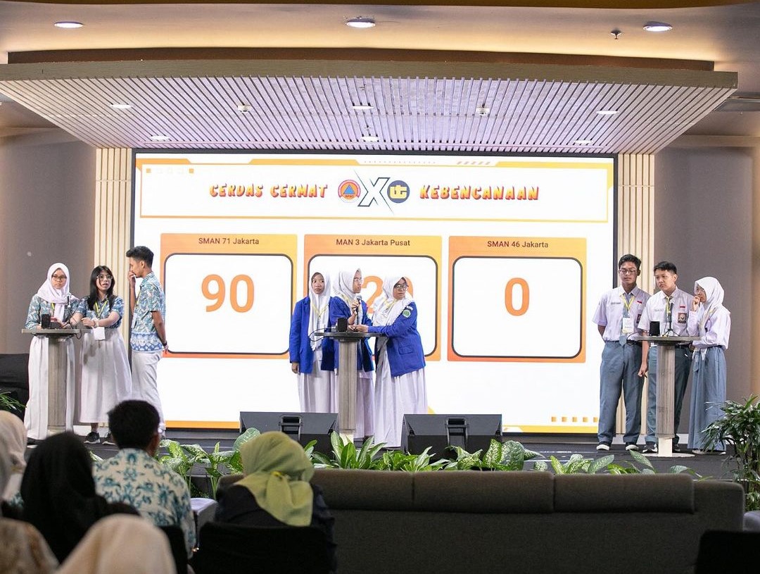 Grand Final Lomba Cerdas Cermat Kebencanaan dan Penyerahan Hadiah Festival Pendidikan Kesiapsiagaan Bencana (FESDIKGANA) Provinsi DKI Jakarta 2023