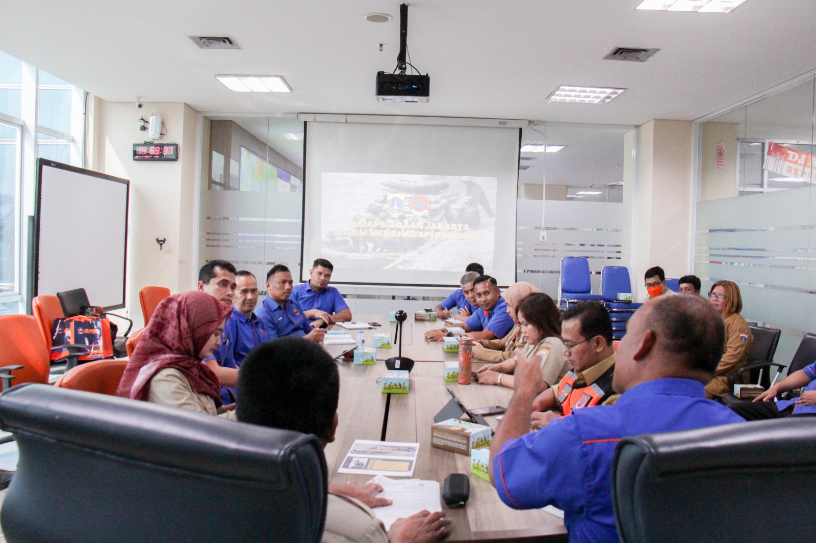 Menerima Kunjungan dari Malaysia Civil Defence Force (MCDF)