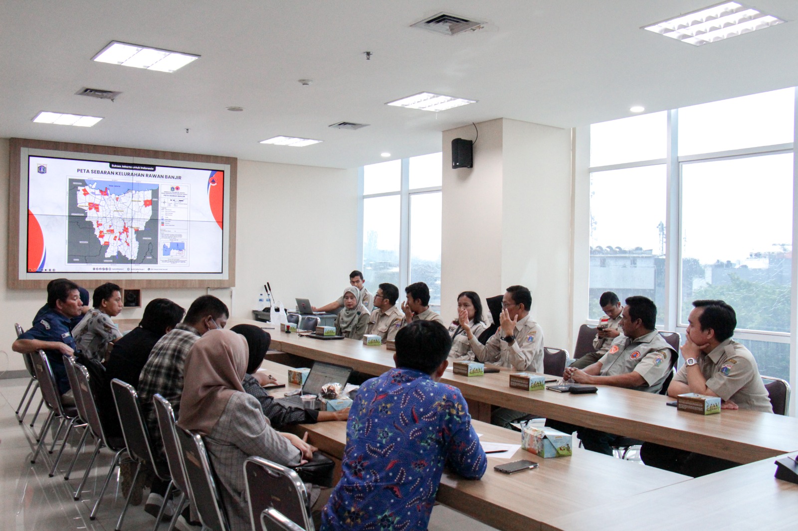 BPBD DKI dan KPU DKI Jakarta Lakukan Mitigasi Bencana Jelang Penyelenggaraan Pemilu 2024