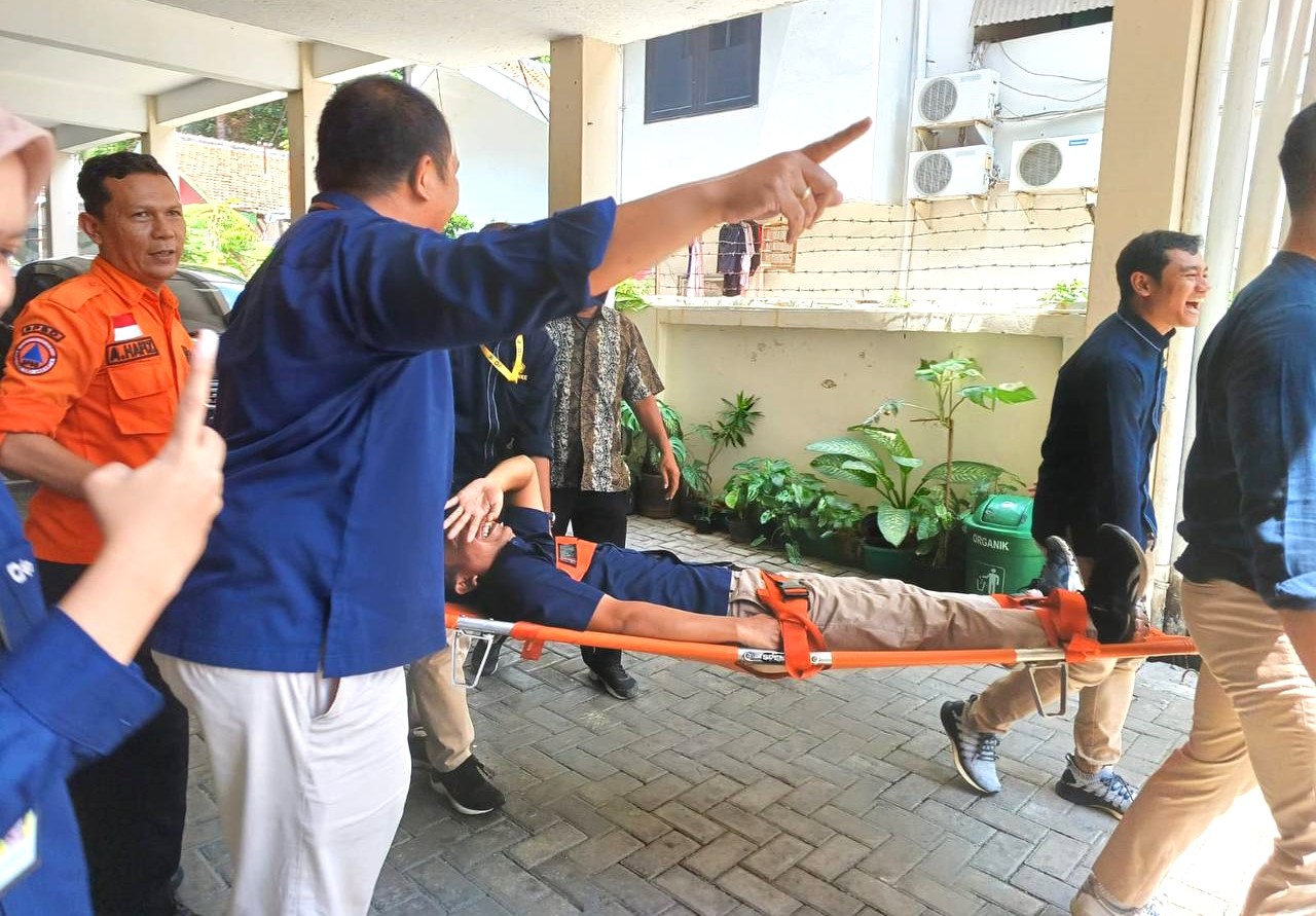 Sosialisasi Kesiapsiagaan dari Bencana Gempa Bumi di Kantor Pelayanan Pajak (KPP) Pratama Jakarta Kembangan