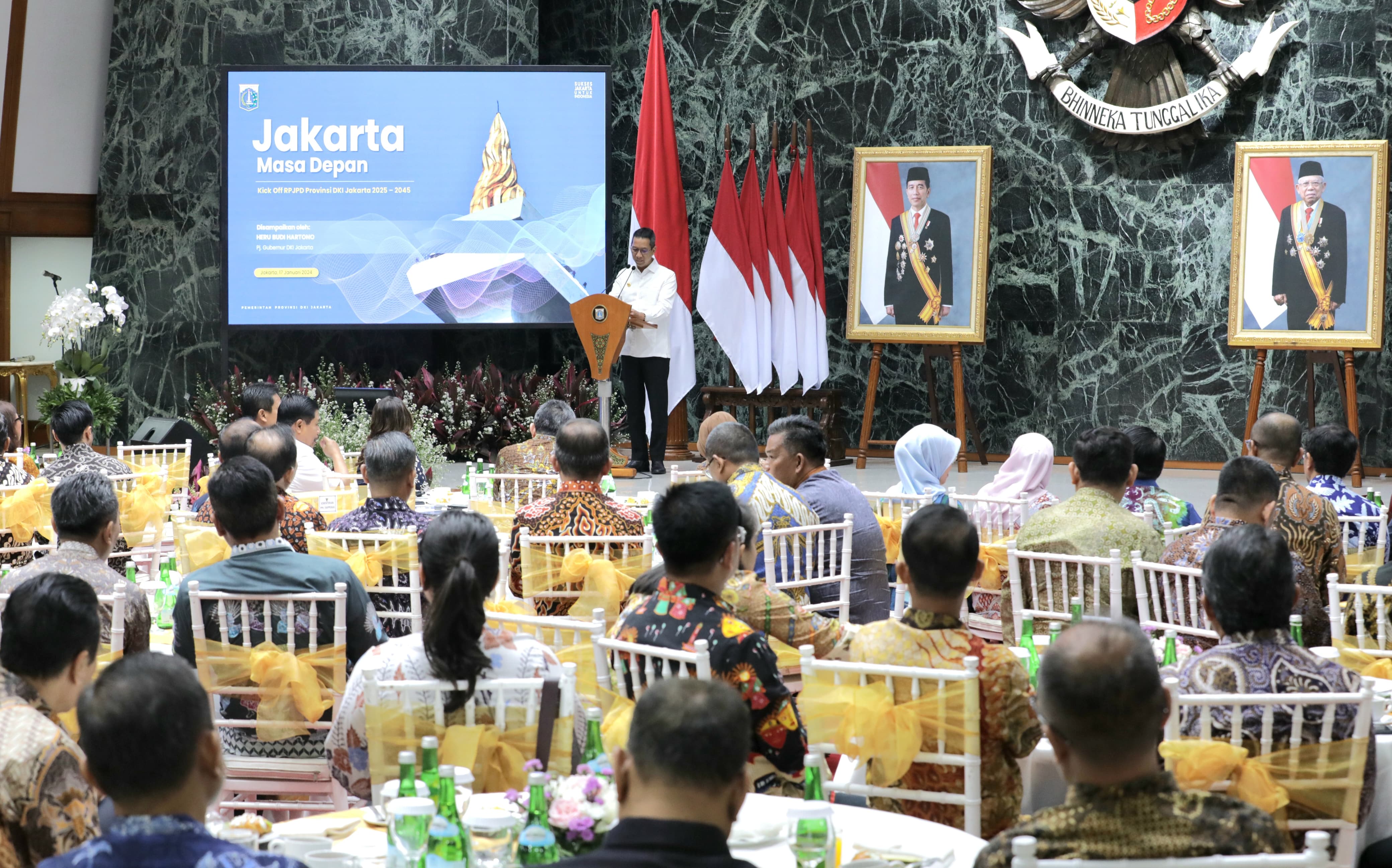 Kick Off Penyusunan RPJPD Tahun 2025-2045 di Balai Kota Jakarta