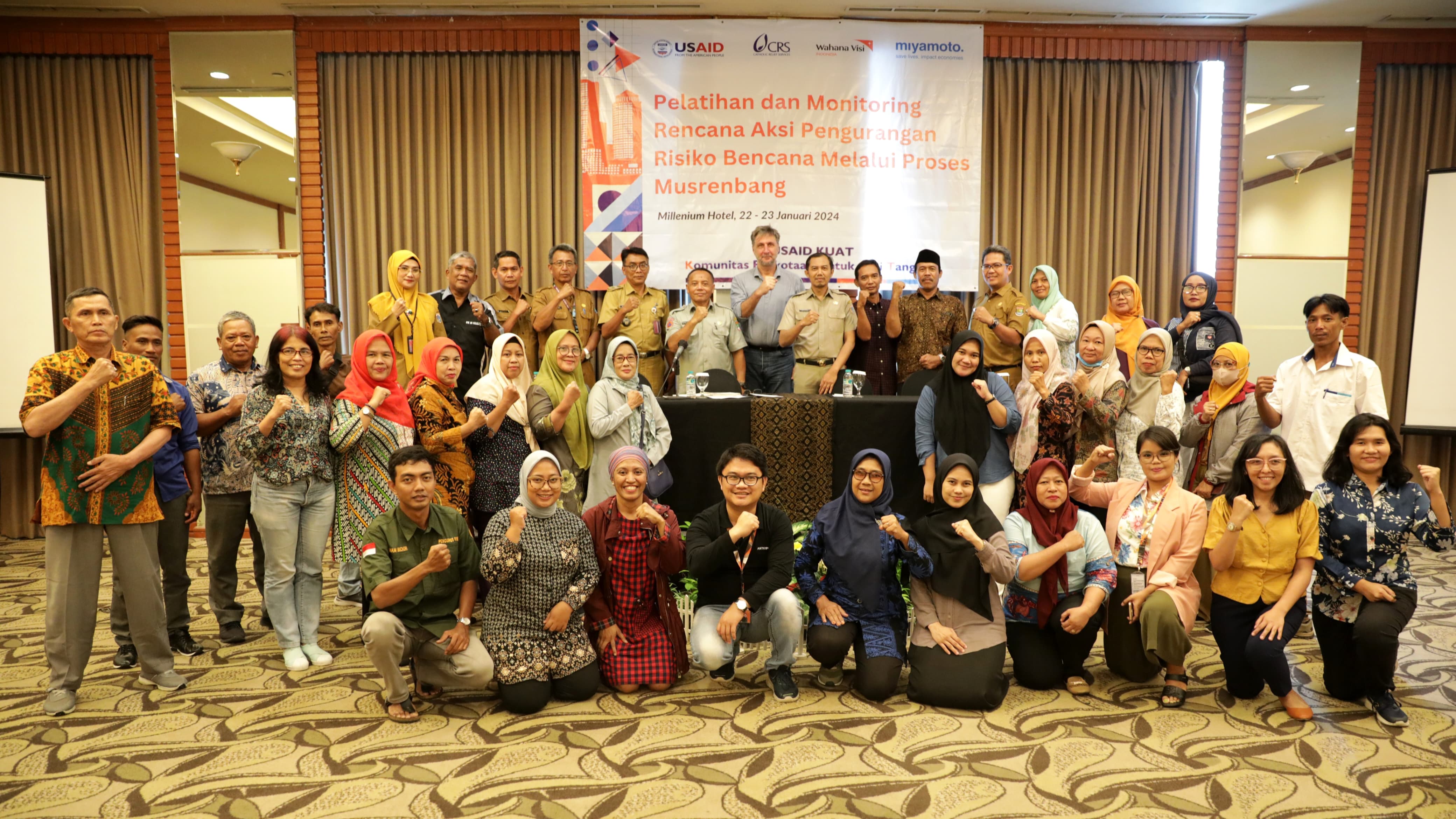 Wahana Visi Indonesia (WVI) Pelatihan dan Monitoring Rencana Aksi Pengurangan Risiko Bencana