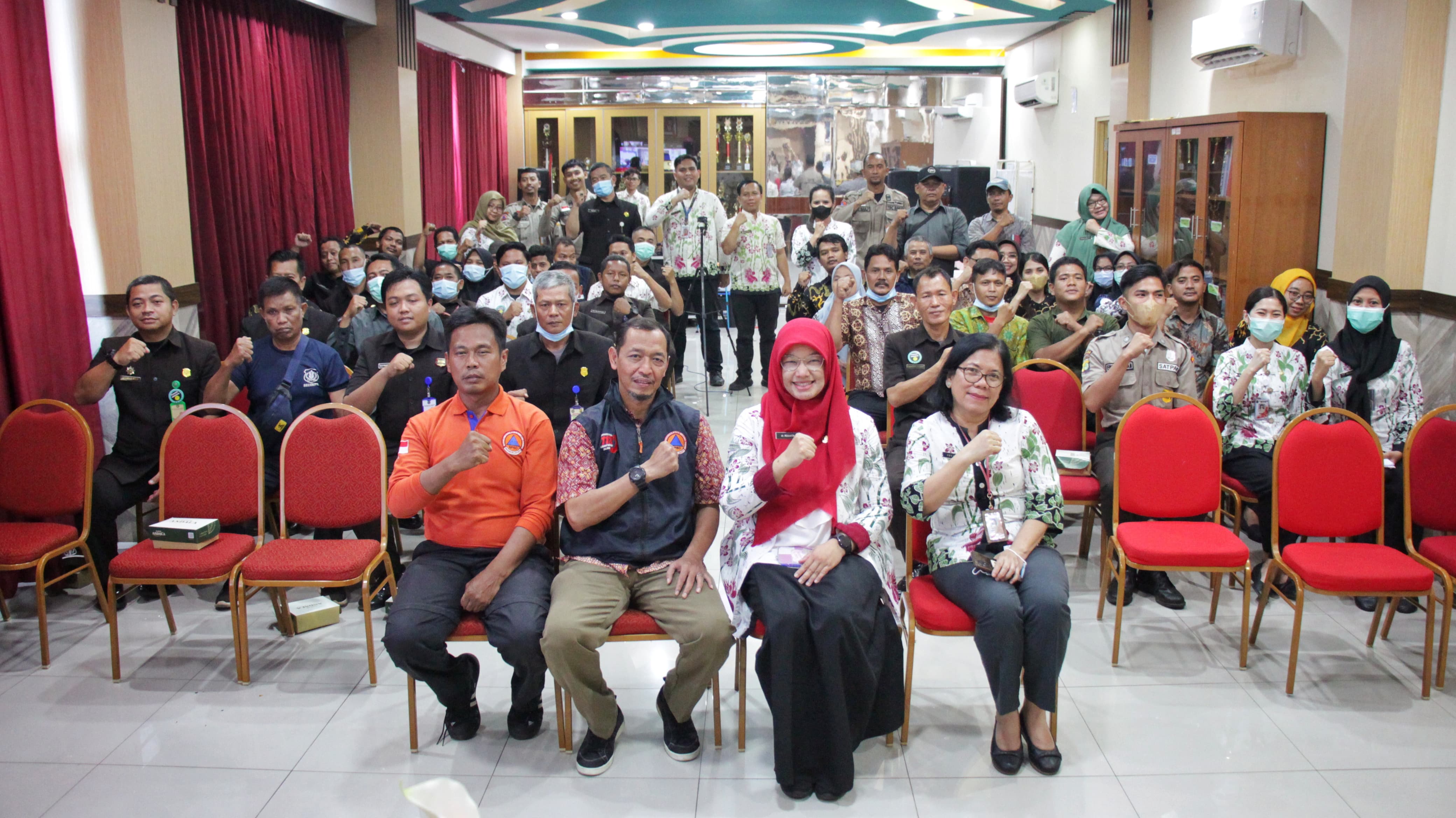 Sosialisasi Tanggap Darurat Bencana yang Diselenggarakan di Puskesmas Kecamatan Kembangan