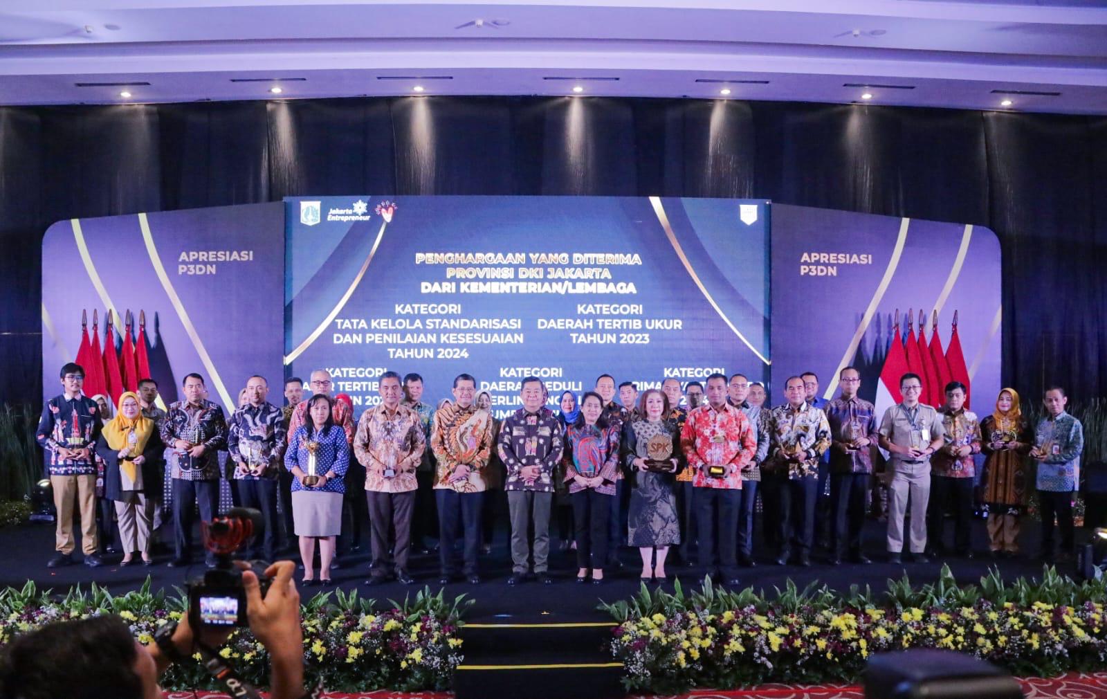 Peringkat 3 Kategori Badan/Inspektorat Dalam P3DN Tingkat Provinsi DKI Jakarta