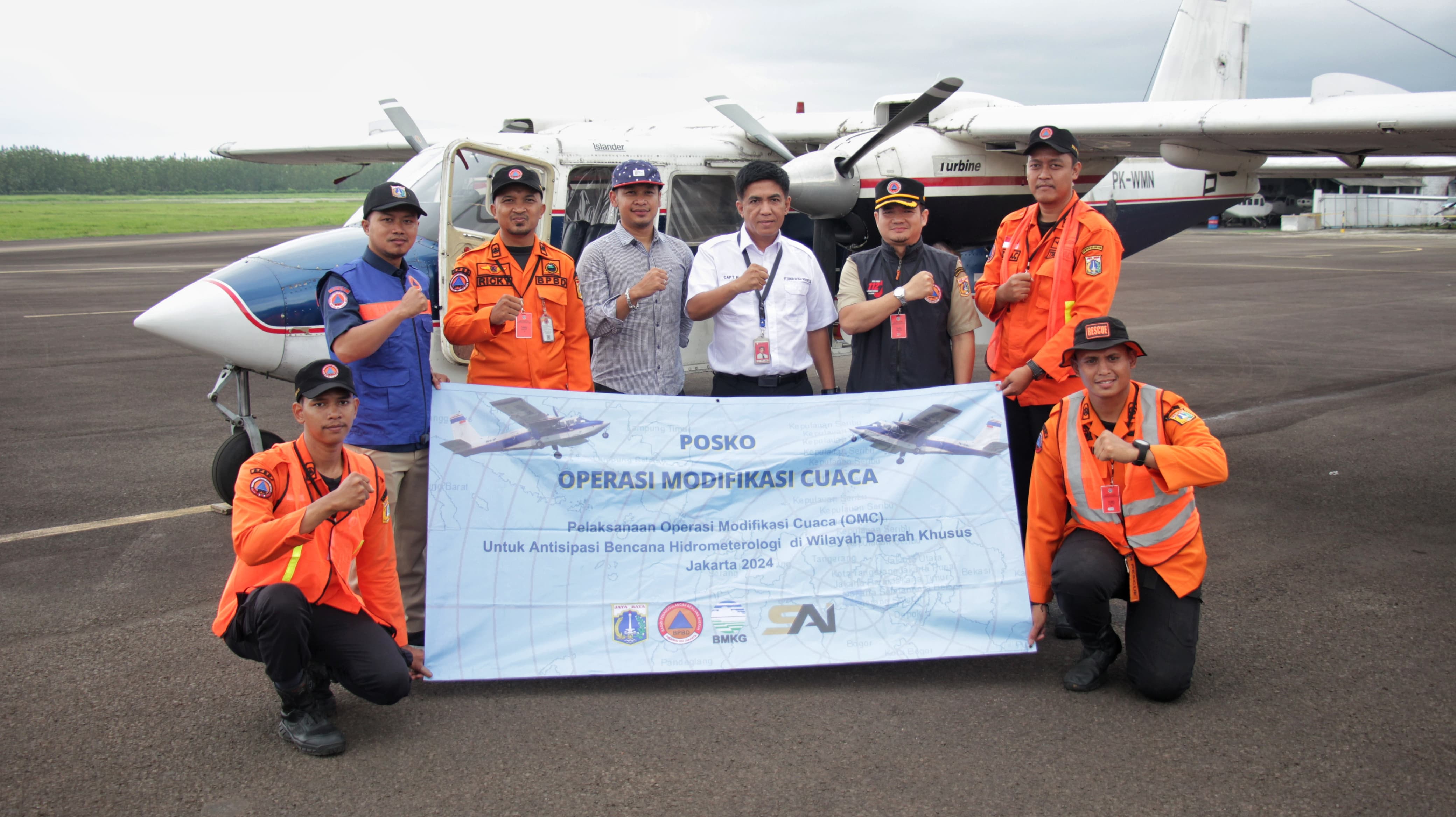 BPBD DKI Jakarta Laksanakan Operasi Modifikasi Cuaca Tahap Kedua untuk Antisipasi Curah Hujan Tinggi