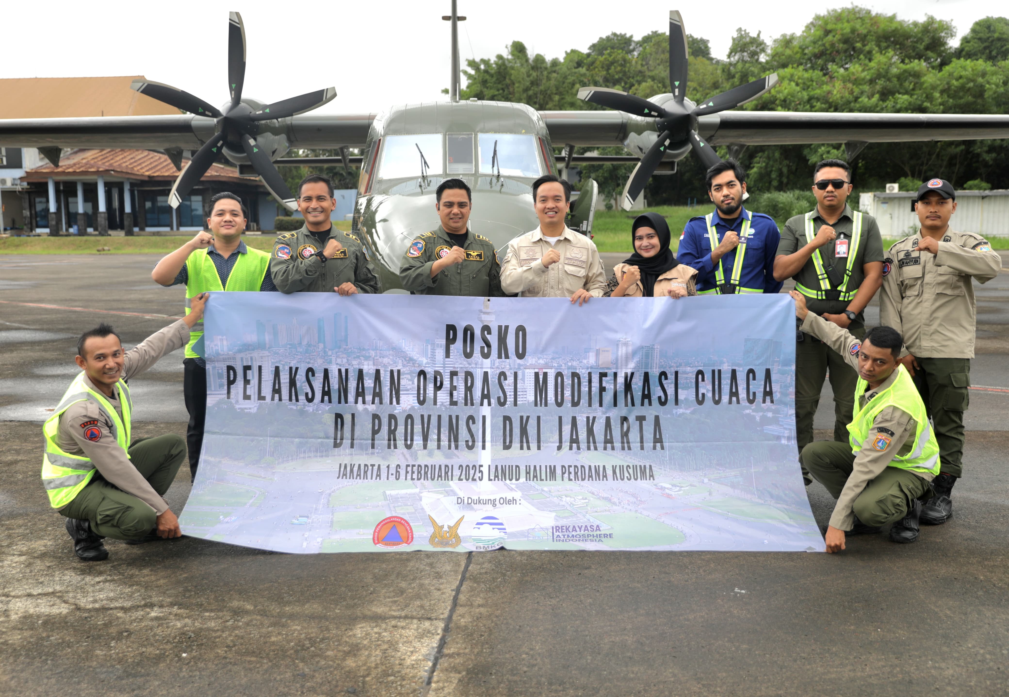 OMC Efektif Tekan Curah Hujan, Potensi Banjir Jakarta Berkurang