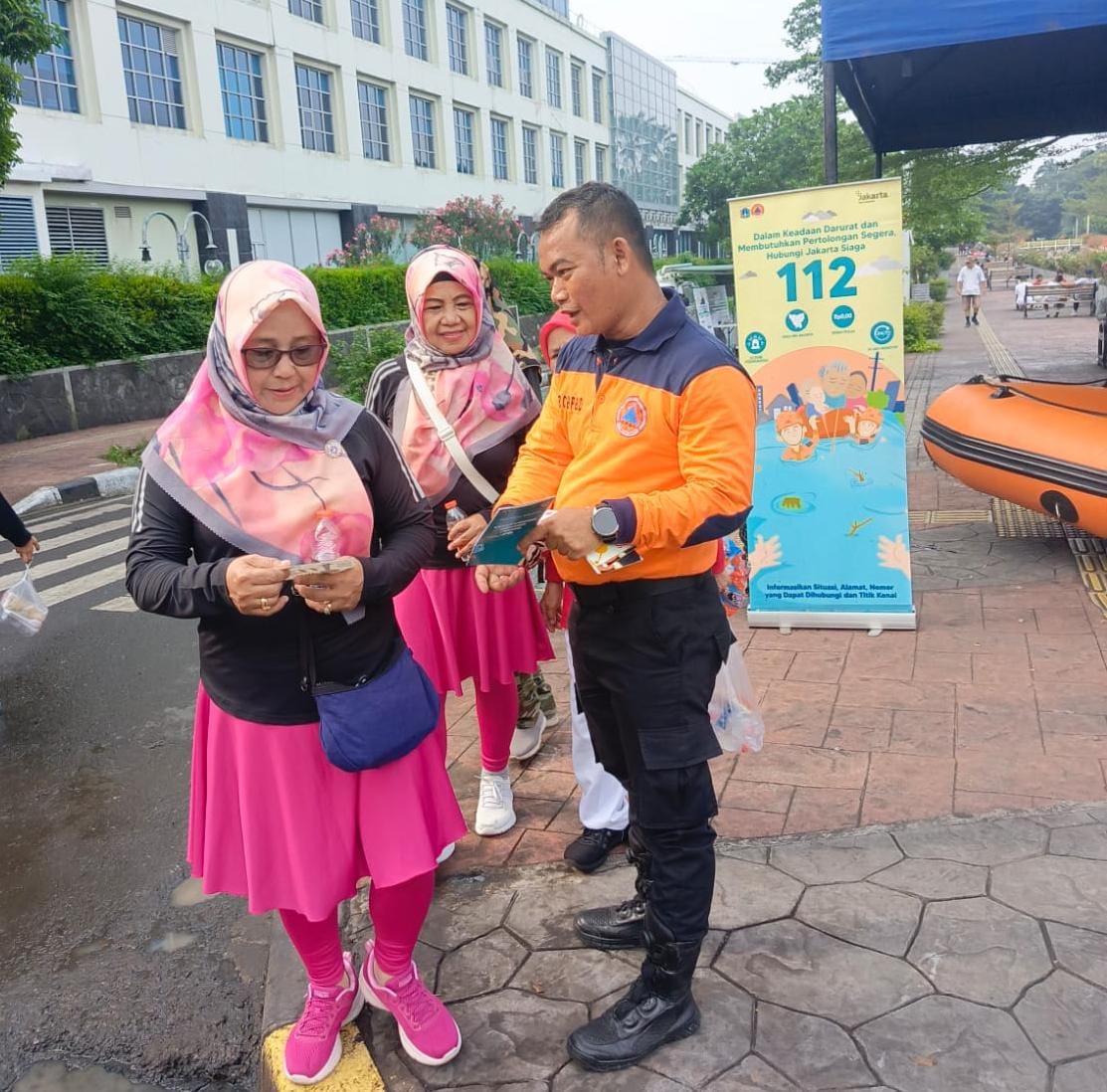 Hari Bebas Kendaraan Bermotor (HBKB) yang berlangsung di Area Kawasan Puri Indah Kembangan