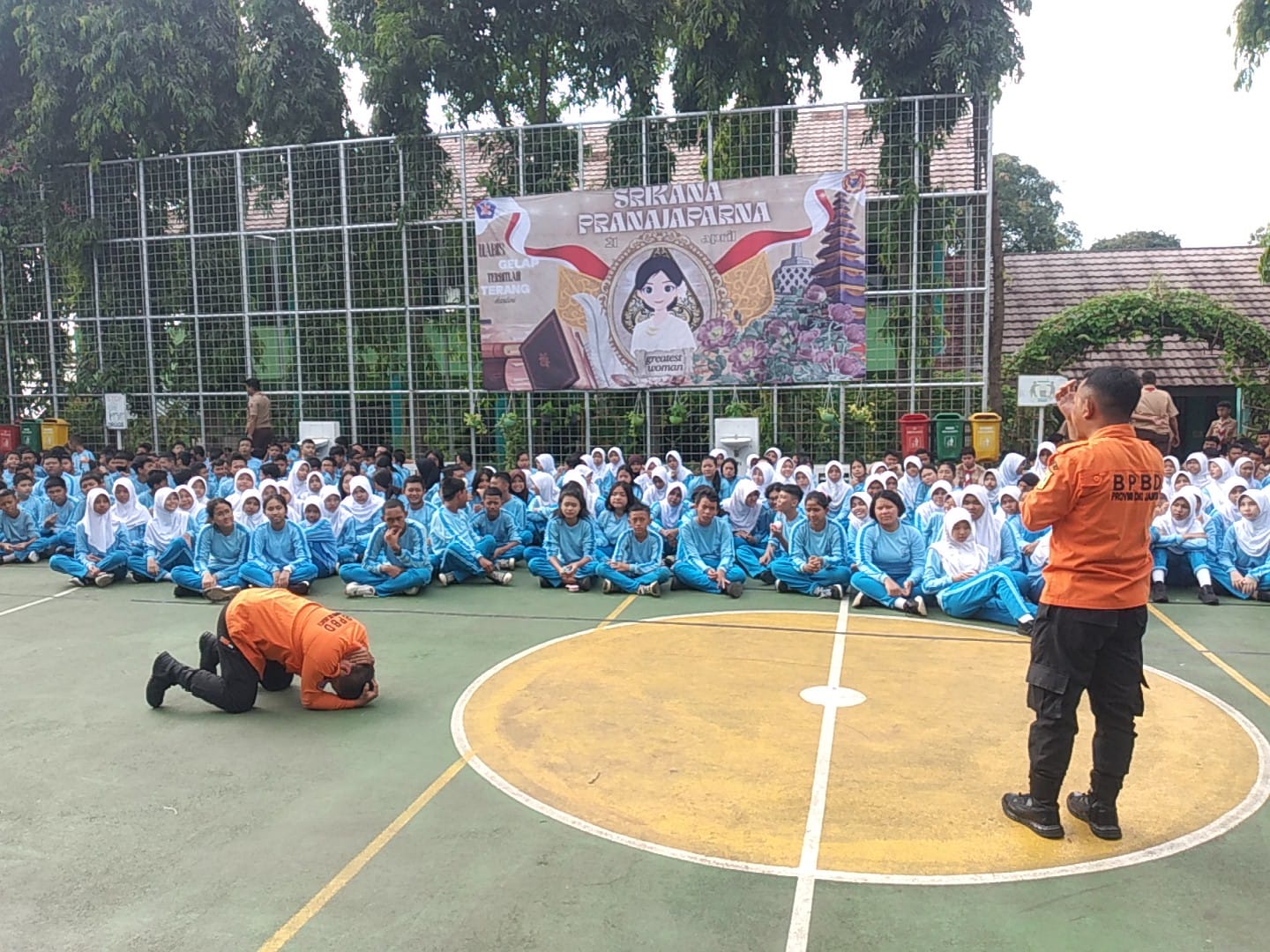 Hari Kesiapsiagaan Bencana (HKB) Tahun 2025 di SMP Negeri 103 Jakarta