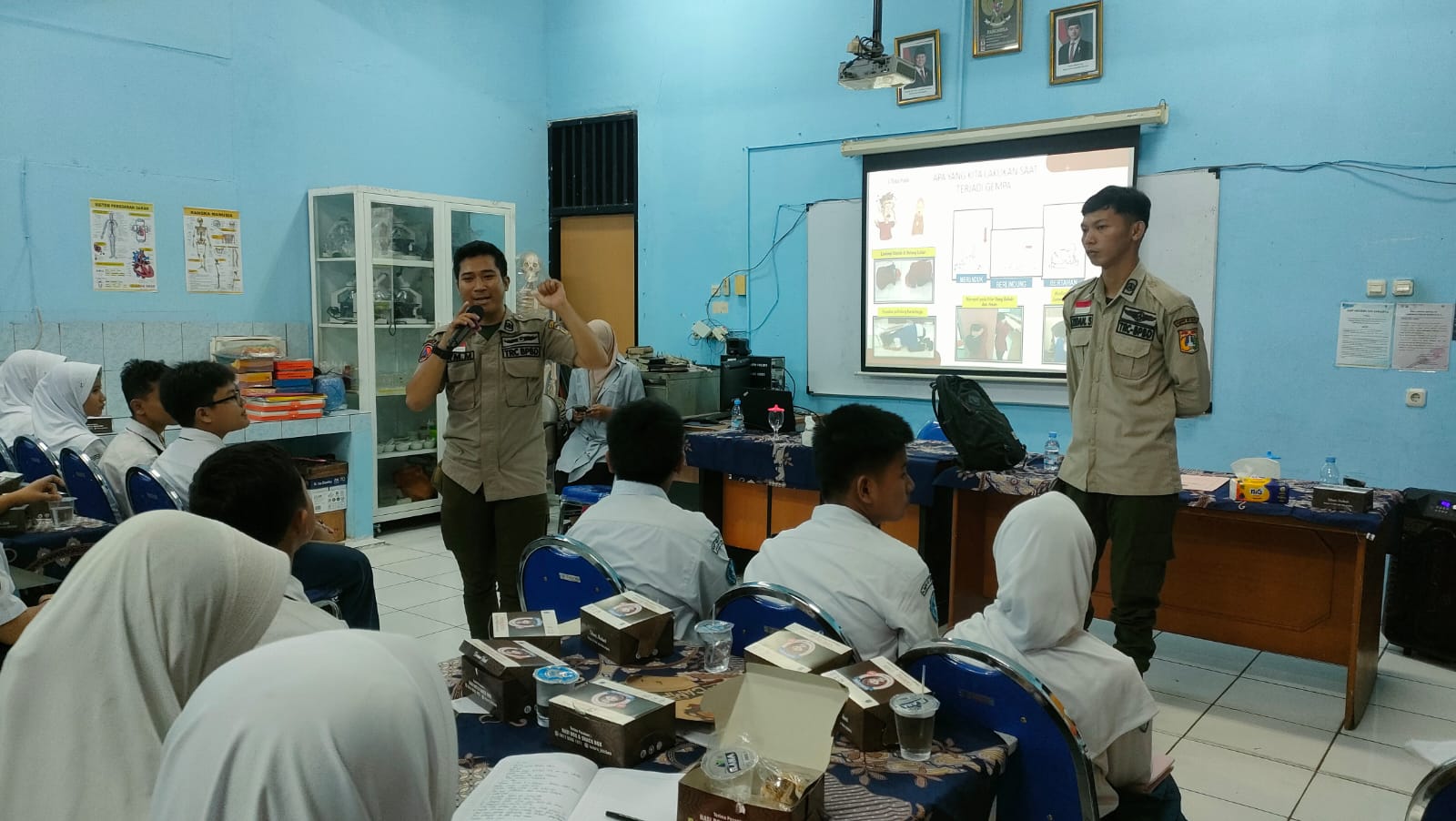 Hari Kesiapsiagaan Bencana (HKB) Tahun 2025 di SMP N 143, Jakarta Utara