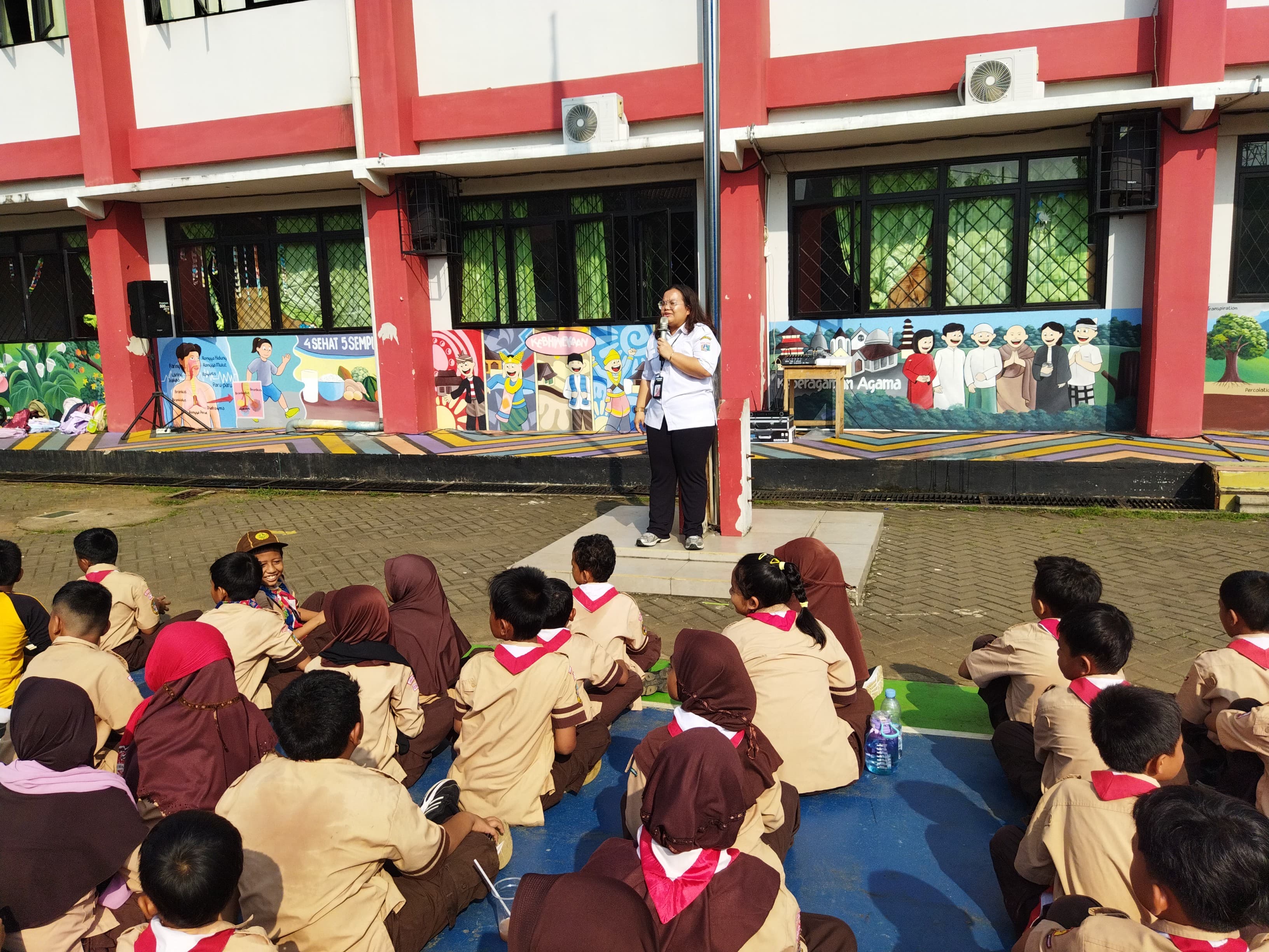 Sosialisasi dan Simulasi Kesiapsiagaan Bencana di SDN Susukan 01 & 02 Pagi