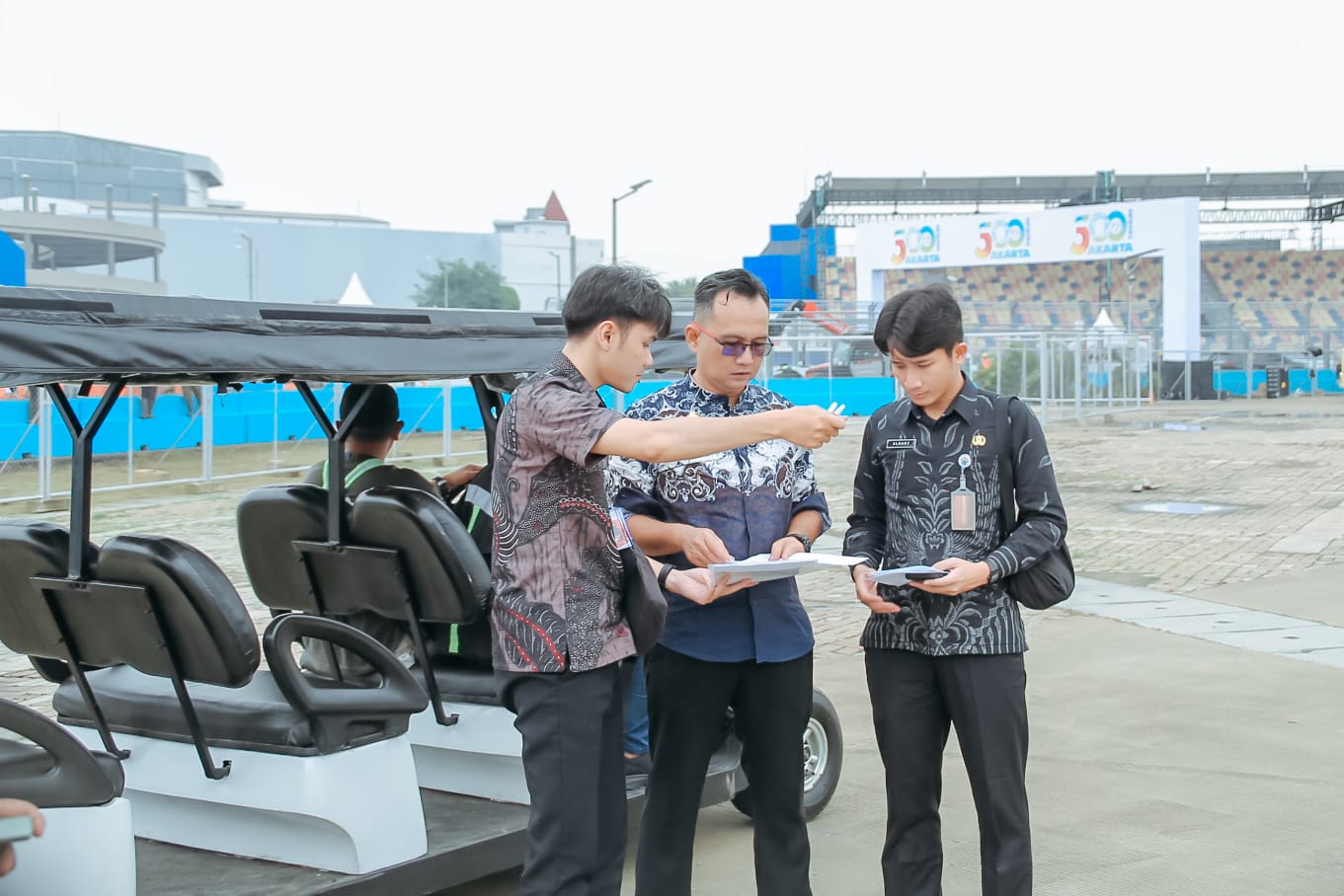 Peninjauan Jalur Evakuasi di Kawasan Sirkuit Formula E Jakarta