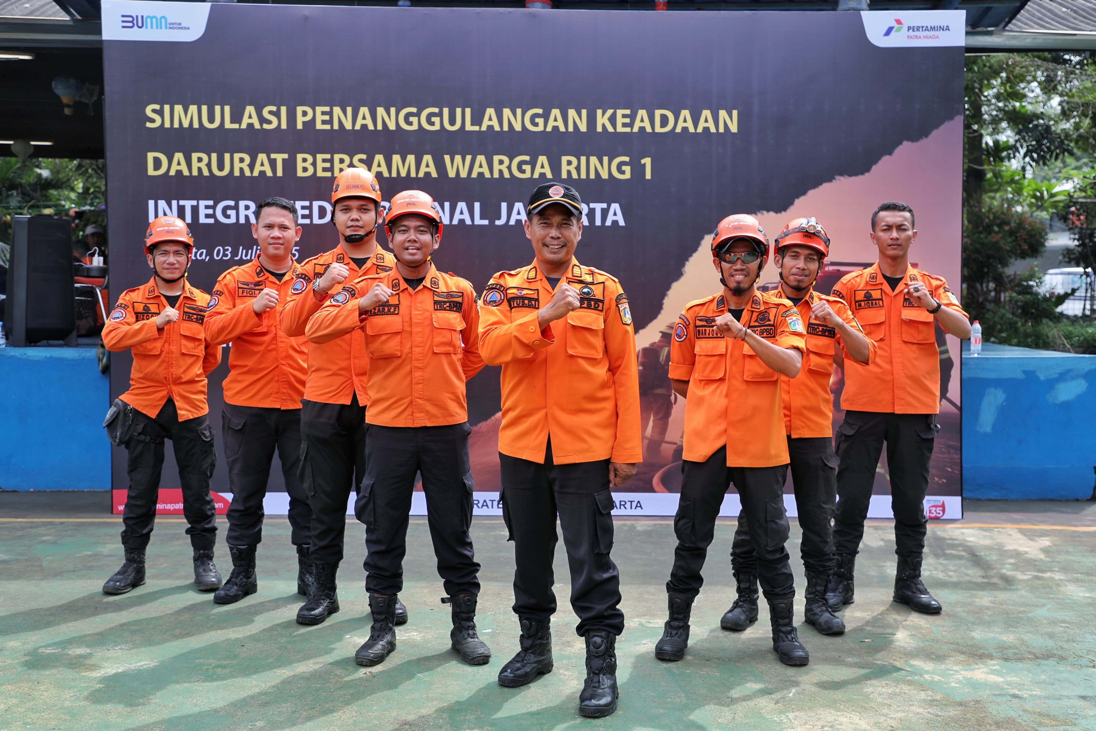 Simulasi Penanggulangan Keadaan Darurat di Kawasan Integrated Terminal Jakarta – FT Plumpang