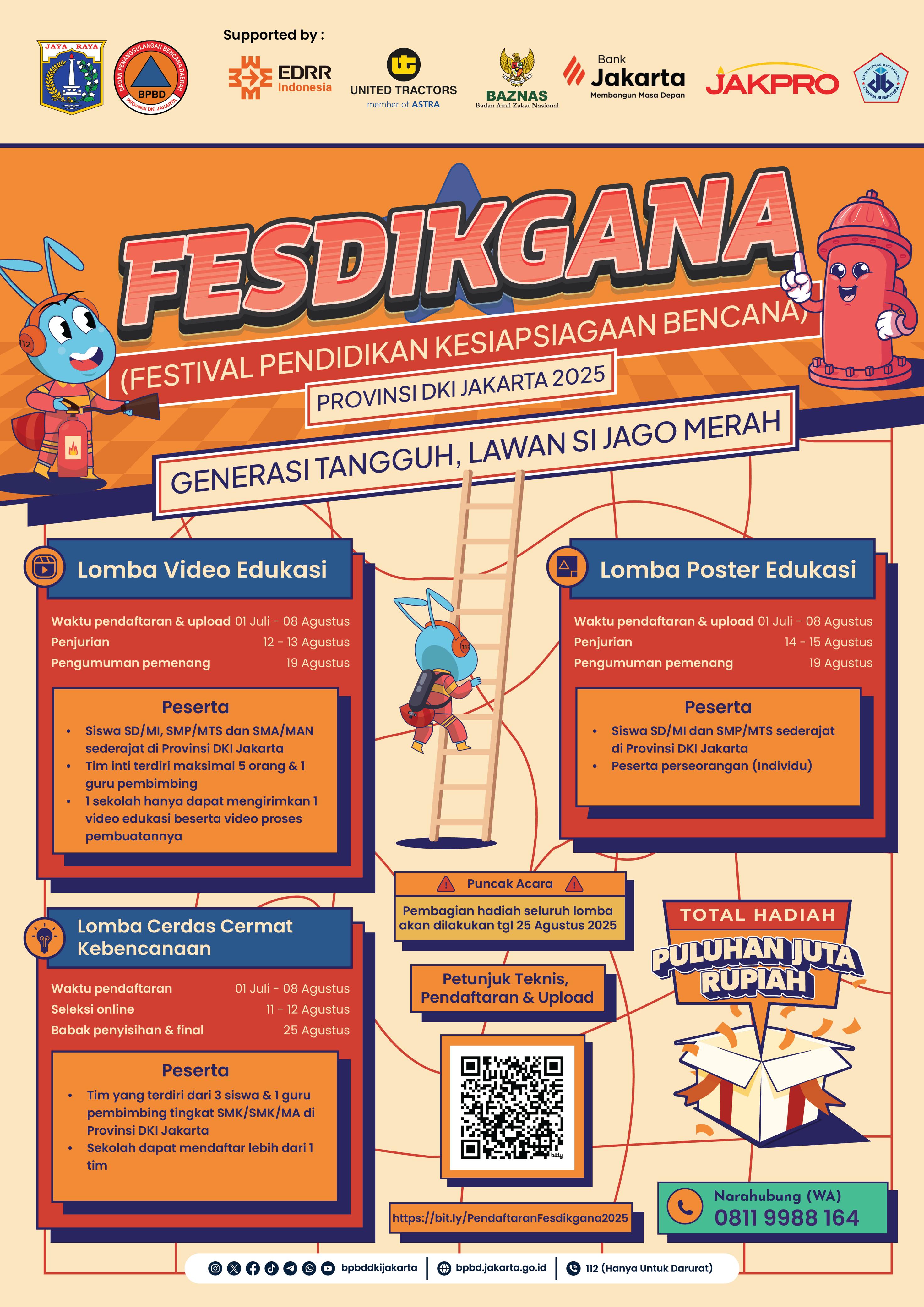 FESDIKGANA 2025: Generasi Tangguh Lawan Si Jago Merah, 88 Tim Sudah Mendaftar!