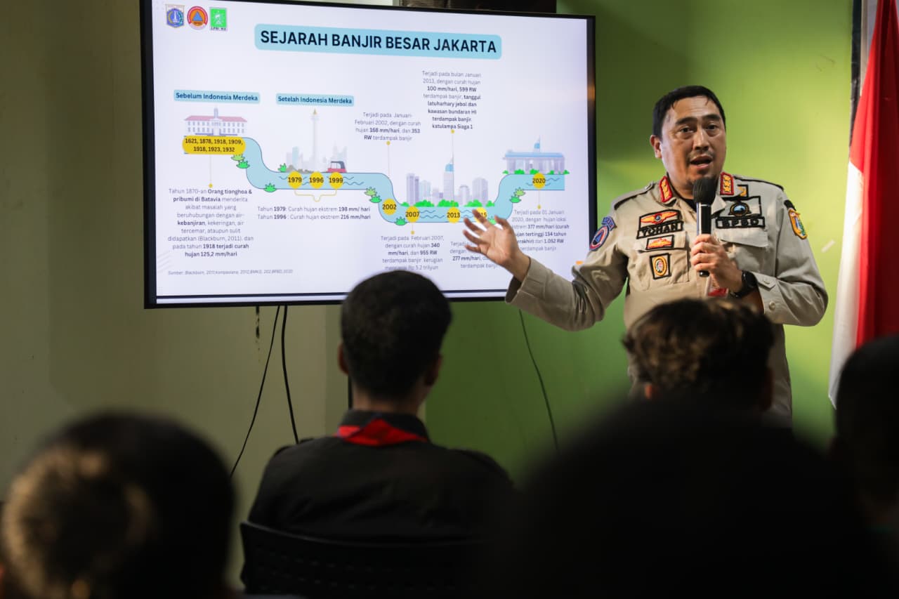 Pelatihan Santri Siaga Bencana Ancaman Banjir ROB Dan Penurunan Air Tanah di DKI Jakarta