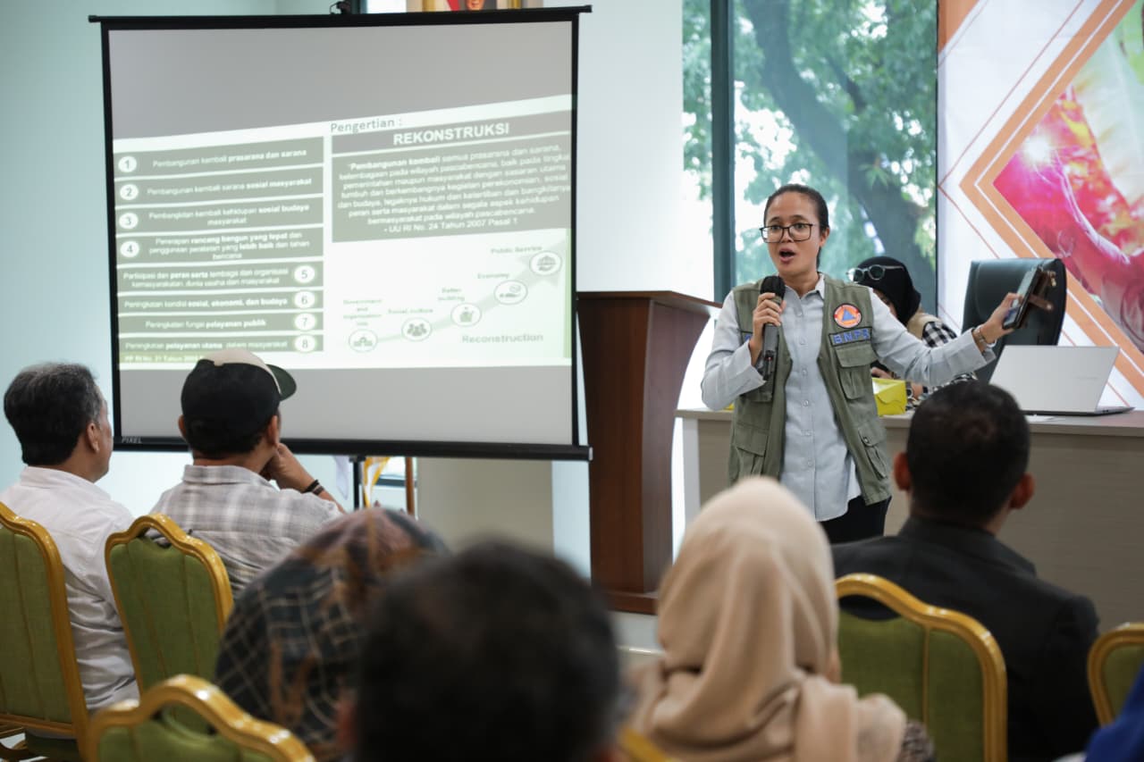 Peningkatan Kapasitas Kajian Kebutuhan Pascabencana bagi Masyarakat, Dunia Usaha, dan Potensi Lainnya
