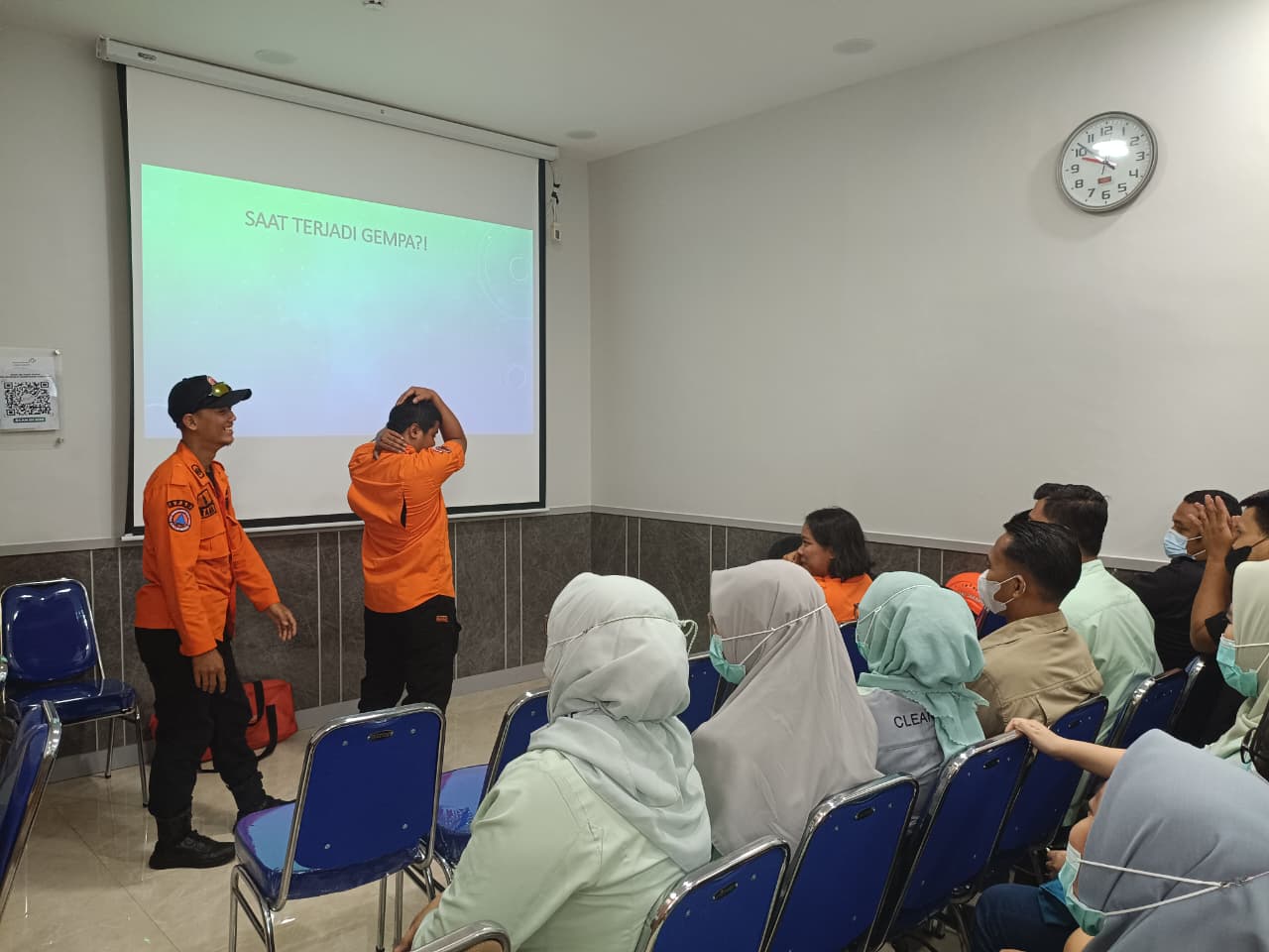 Sosialisasi Dan Simulasi Kesiapsiagaan Menghadapi Bencana Gempa Bumi Di RSUD Tugu Koja