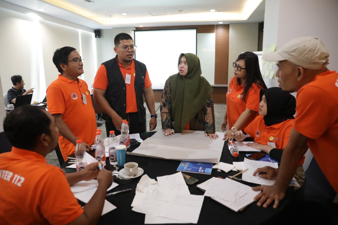 Hari Ketiga Peningkatan Kapasitas Petugas Pusat Pengendalian dan Operasi (Pusdalops) Kebencanaan BPBD DKI Jakarta