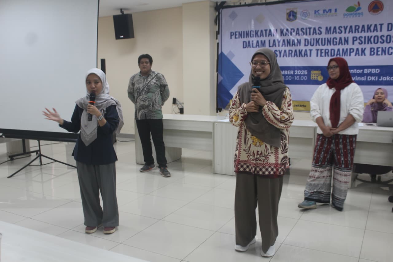 Hari Kedua Peningkatan Kapasitas Masyarakat dan Aparatur dalam Layanan Dukungan Psikososial bagi Masyarakat Terdampak Bencana