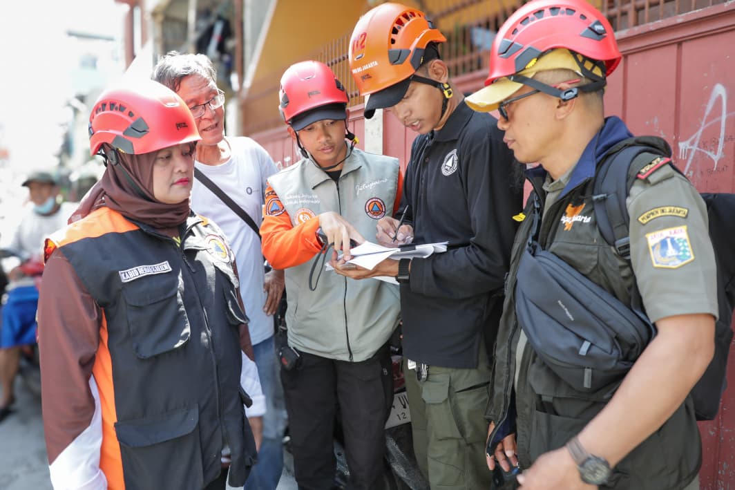 Pengkajian Kebutuhan Pascabencana di Lokasi Kerusakan Rumah Pascabencana Kejadian Kebakaran di Kelurahan Tangki