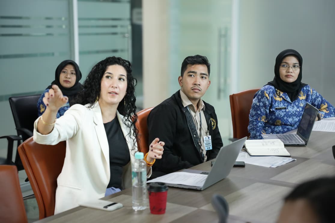 Menerima Audiensi dari Georgetown University, (SFAS) Asia Pacific