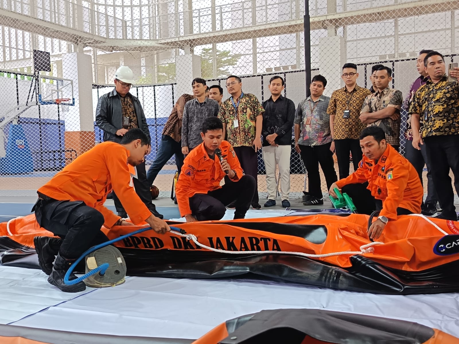 Sosialisasi, Edukasi dan Simulasi Penanggulangan Bencana di BRI Tower