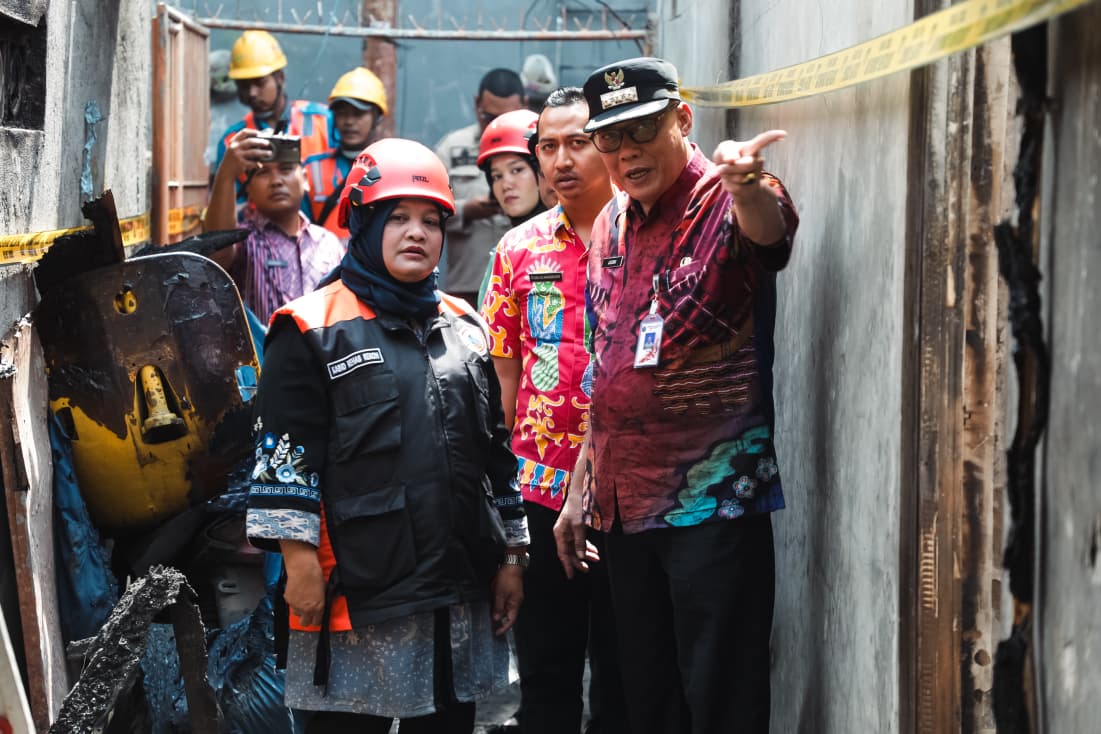 Pengkajian Kebutuhan Pascabencana (JITUPASNA) Kebakaran di Kelurahan Pela Mampang