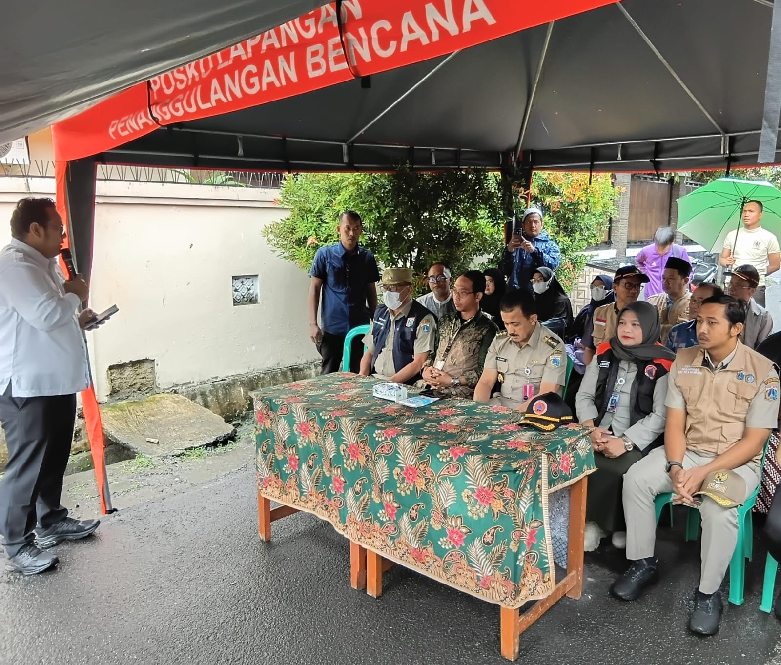 Peletakan Batu Pertama Pembangunan Kembali Rumah Warga Terdampak Bencana Kebakaran