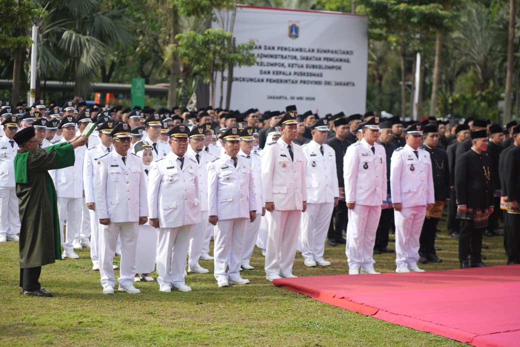 Pelantikan dan Pengambilan Sumpah/Janji Jabatan di Lingkungan Pemerintah Provinsi DKI Jakarta