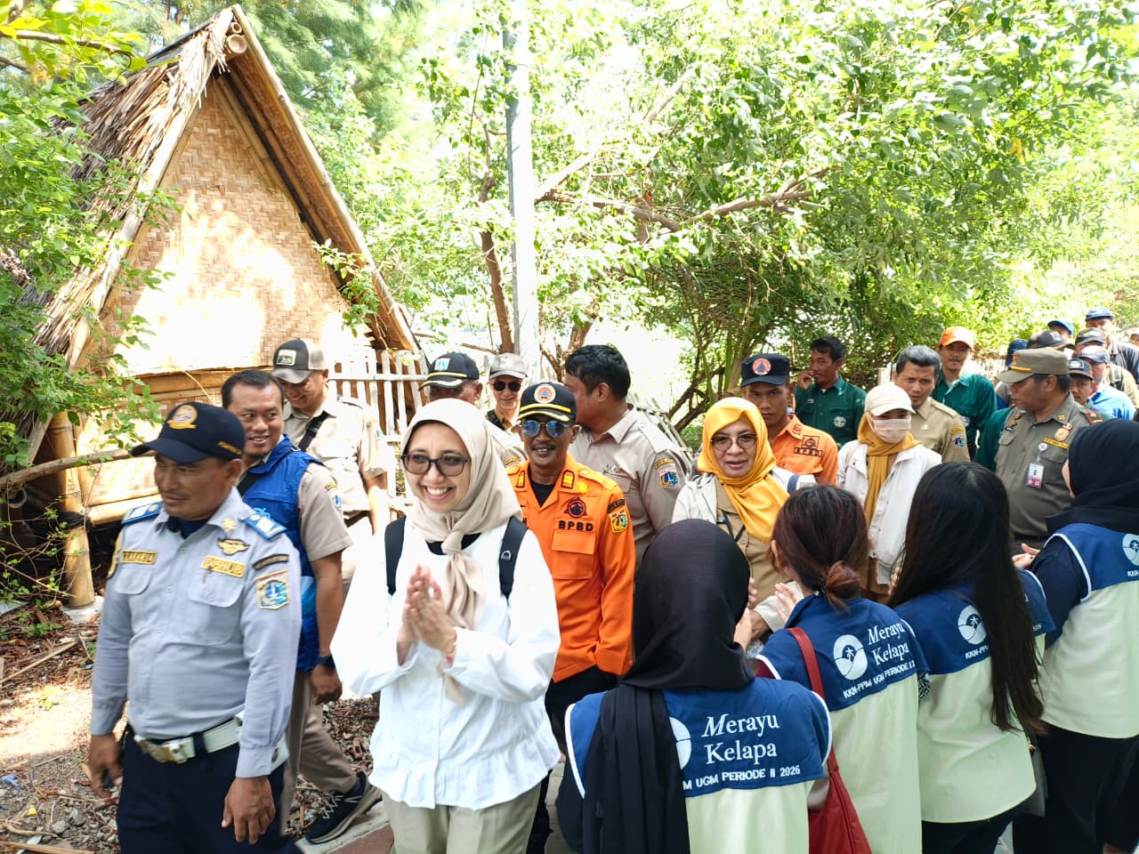 Menerima Kunjungan di Wilayah Kabupaten Administrasi Kepulauan Seribu